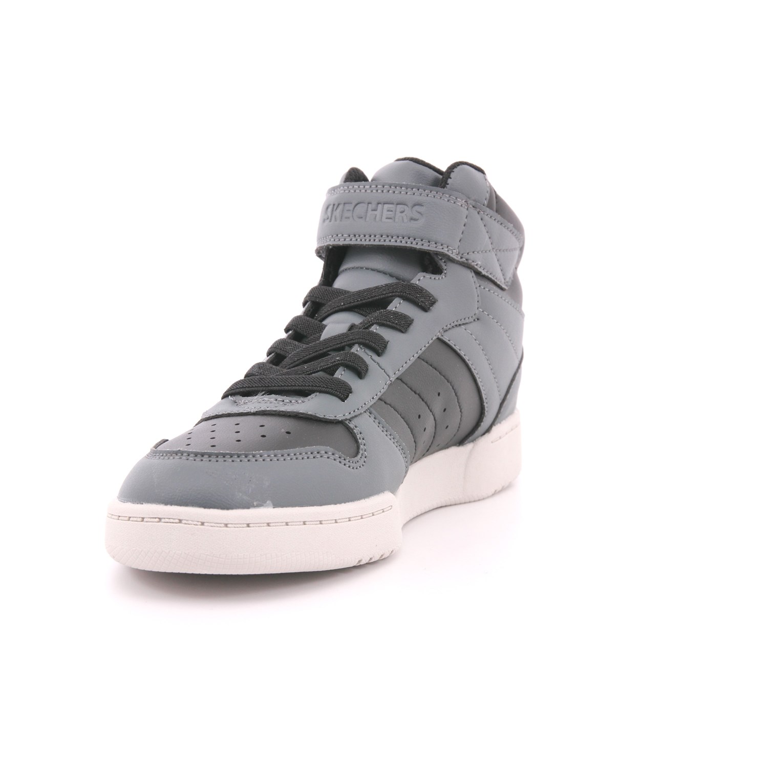 Scarpa Strappi + Elastico Skechers Bambino Grigio Scarpa Strappi + Elastico Skechers Bambino Grigio Scarpe 283 - 405636L