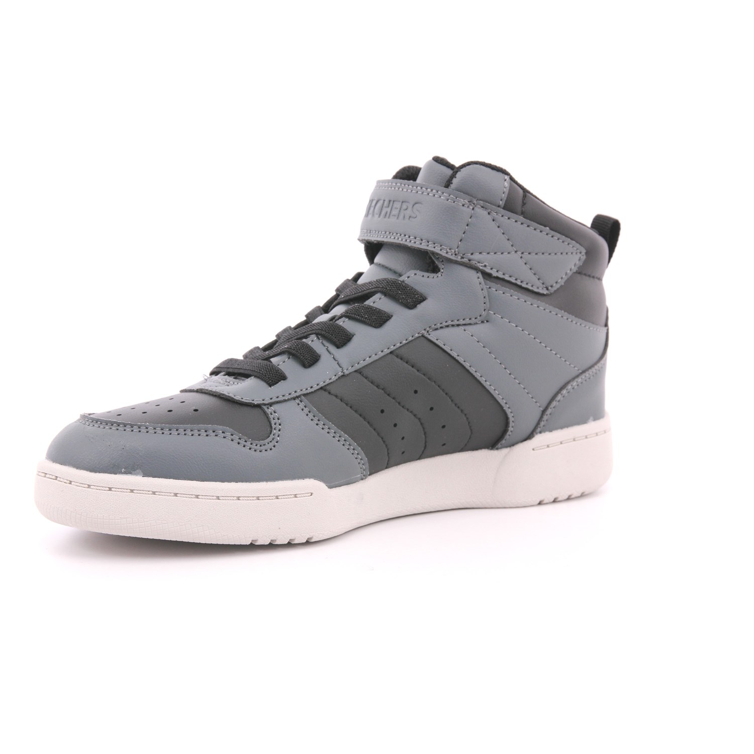 Scarpa Strappi + Elastico Skechers Bambino Grigio Scarpa Strappi + Elastico Skechers Bambino Grigio Scarpe 283 - 405636L
