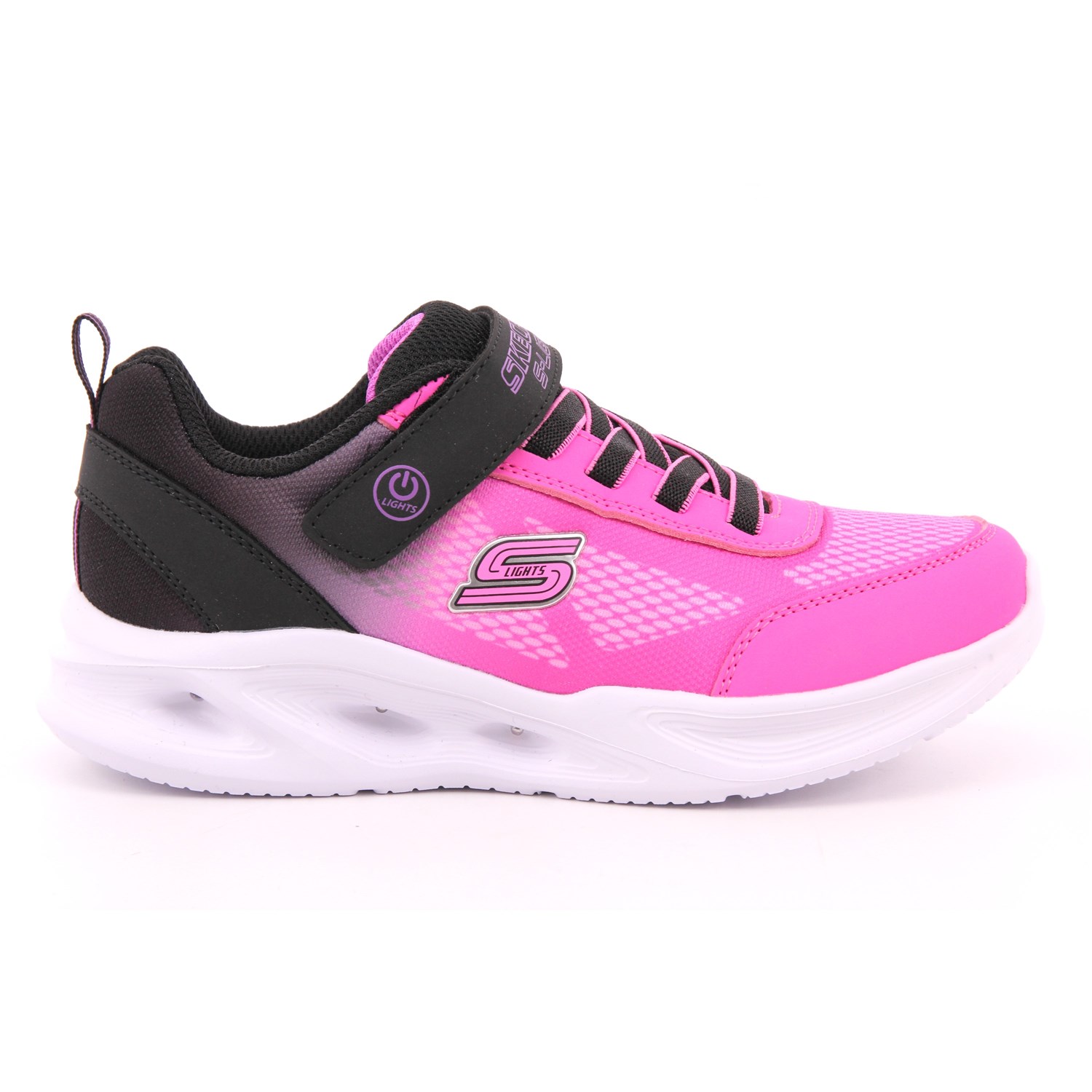 Scarpa Strappi + Elastico Skechers Bambina Fuxia Scarpa Strappi + Elastico Skechers Bambina Fuxia Scarpe 295 - 303714L