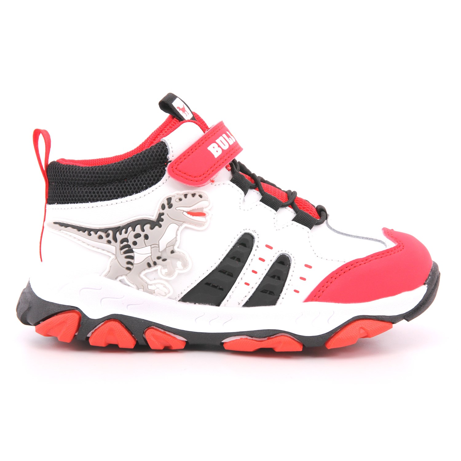 Scarpa Strappi + Elastico Bull Boys Bambino Bianco/rosso Scarpa Strappi + Elastico Bull Boys Bambino Bianco/rosso Scarpe 47 - DNAL4561