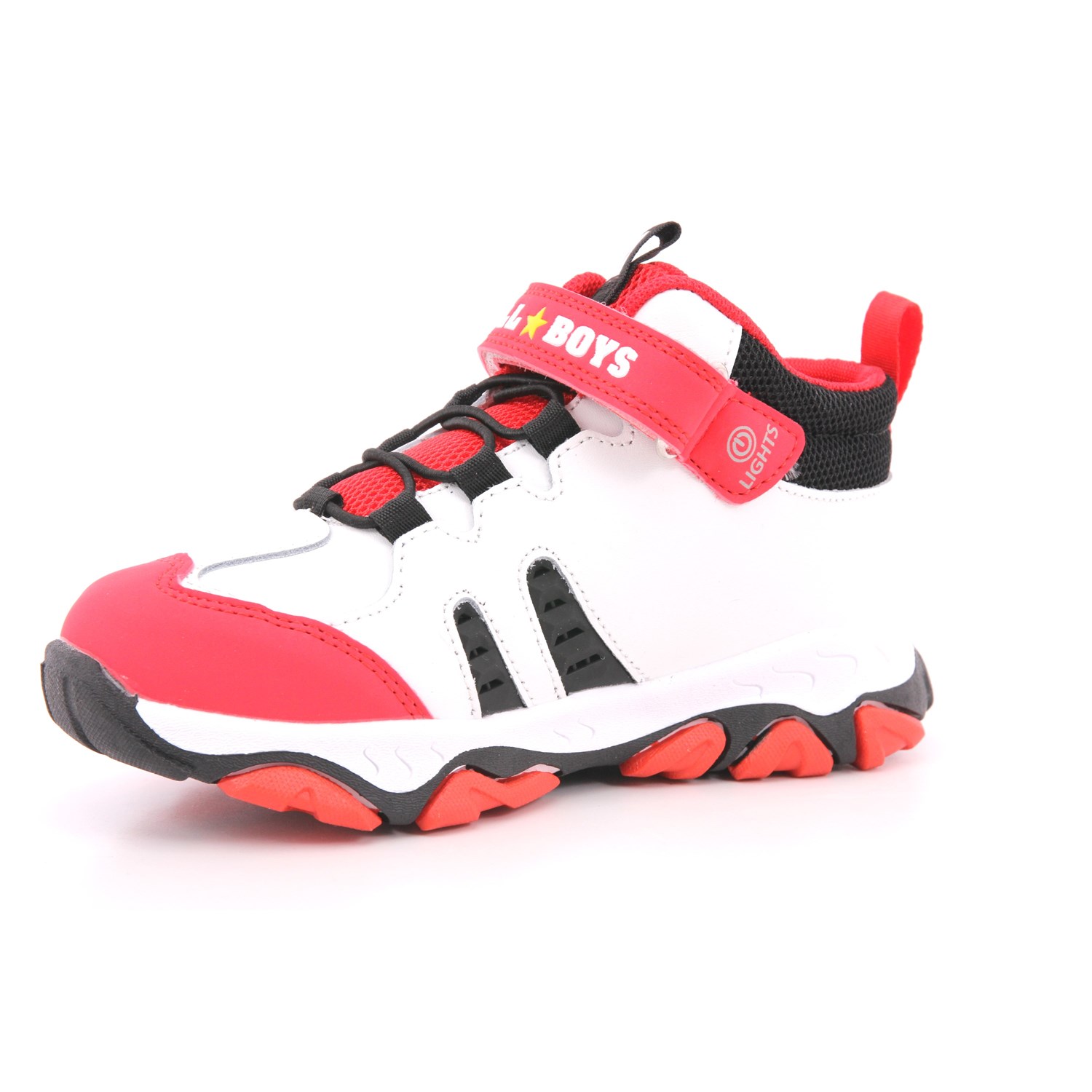 Scarpa Strappi + Elastico Bull Boys Bambino Bianco/rosso Scarpa Strappi + Elastico Bull Boys Bambino Bianco/rosso Scarpe 47 - DNAL4561