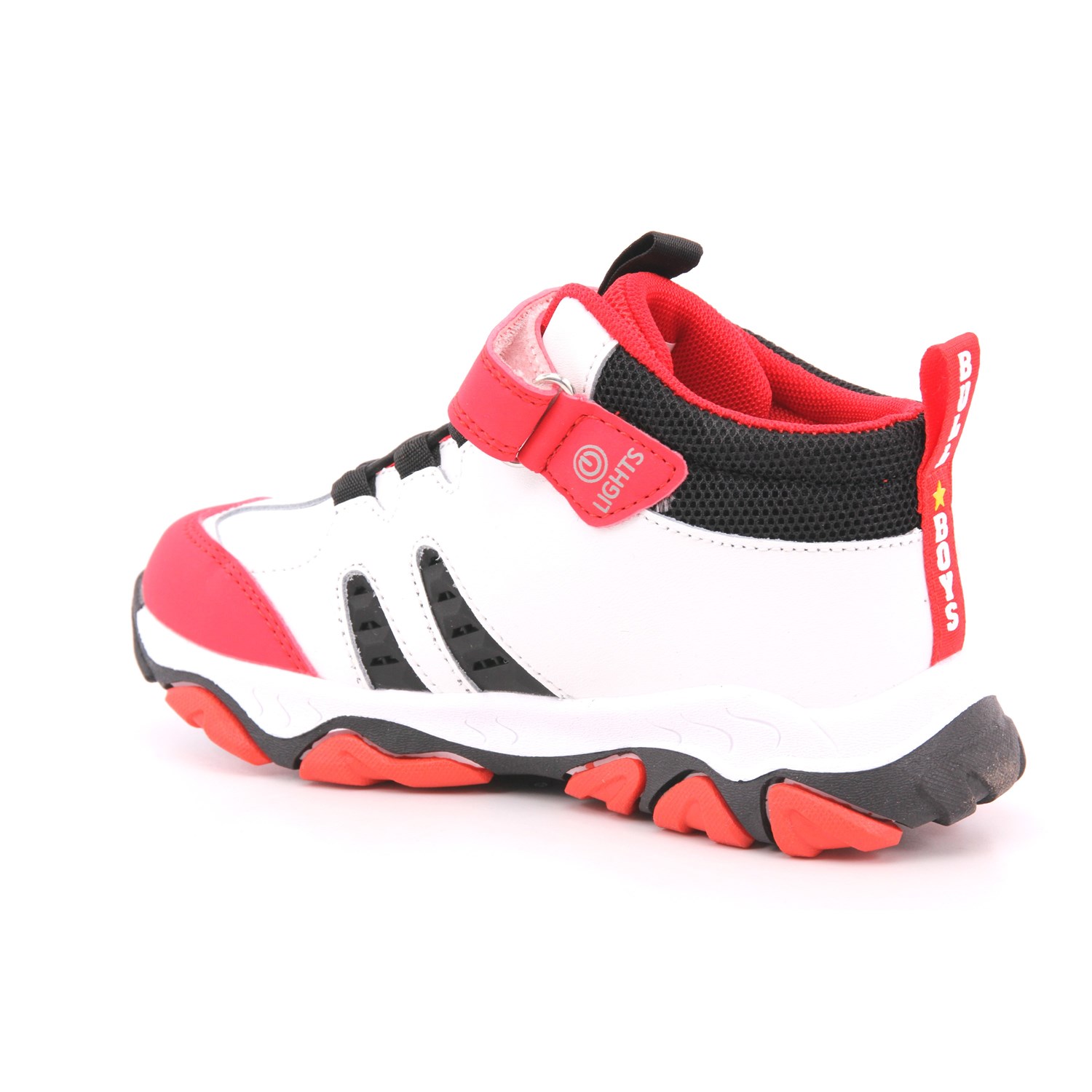 Scarpa Strappi + Elastico Bull Boys Bambino Bianco/rosso Scarpa Strappi + Elastico Bull Boys Bambino Bianco/rosso Scarpe 47 - DNAL4561