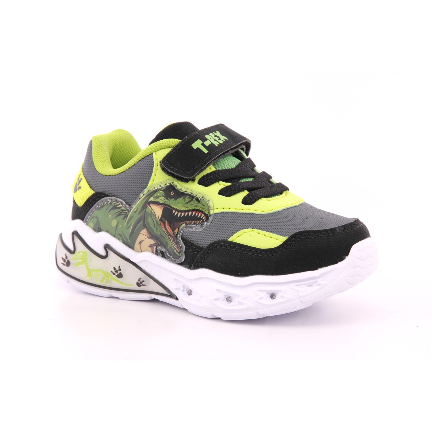 Scarpa Strappi + Elastico Dinosauro Bambino Nero Scarpa Strappi + Elastico Dinosauro Bambino Nero Scarpe 13 - S8020090S