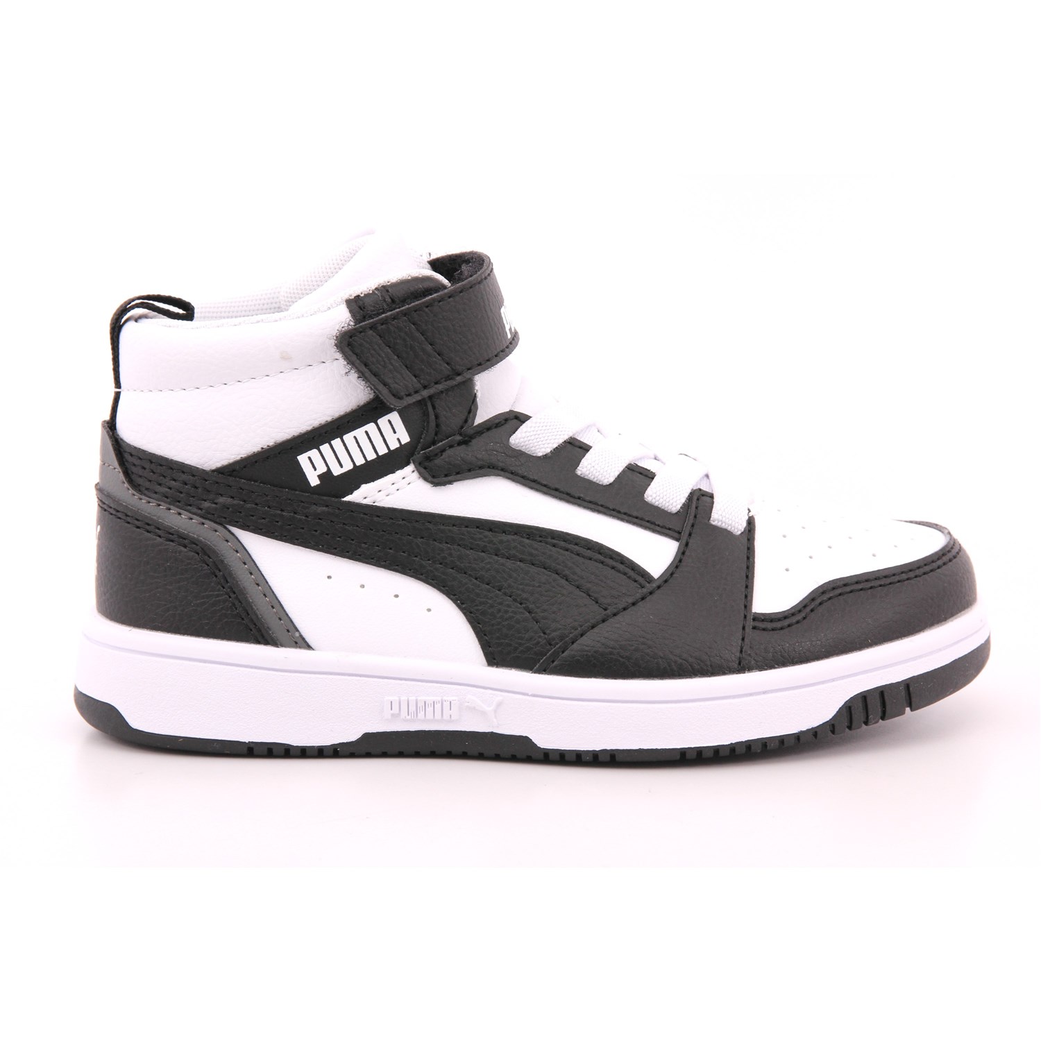 Scarpa Strappi + Elastico Puma Bambino Bianco/nero Scarpa Strappi + Elastico Puma Bambino Bianco/nero Scarpe 1418 - 39383201