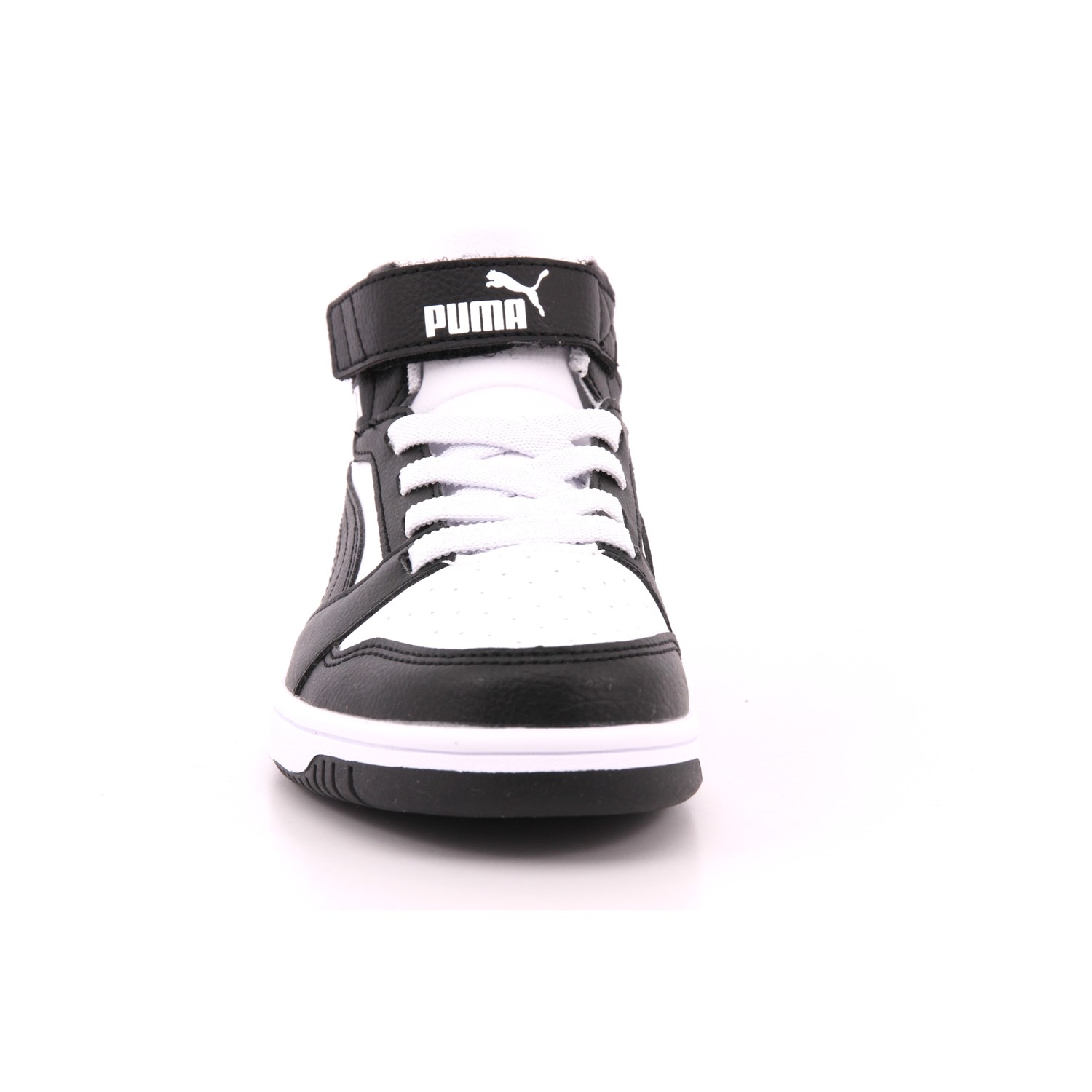 Scarpa Strappi + Elastico Puma Bambino Bianco/nero Scarpa Strappi + Elastico Puma Bambino Bianco/nero Scarpe 1418 - 39383201