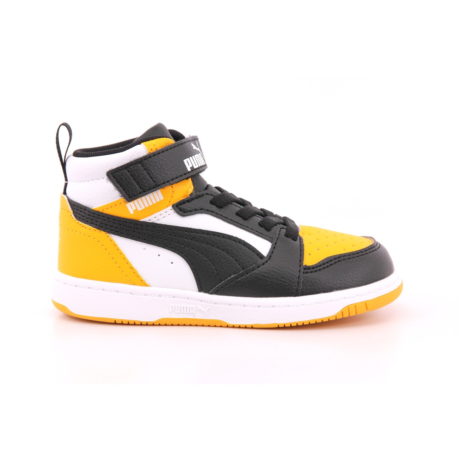 Scarpa Strappi + Elastico Puma Bambino Nero-giallo Scarpa Strappi + Elastico Puma Bambino Nero-giallo Scarpe 1423 - 39654219