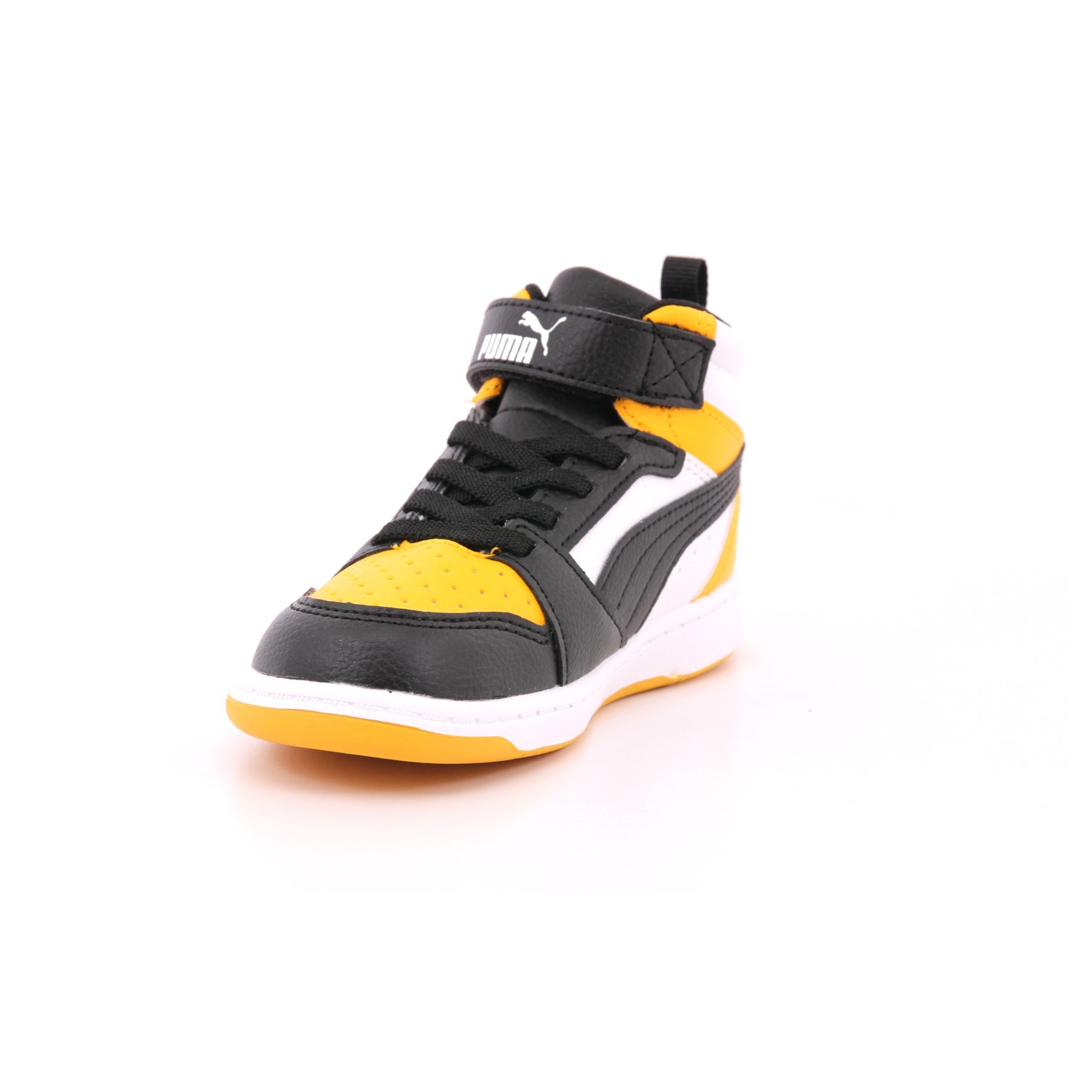 Scarpa Strappi + Elastico Puma Bambino Nero-giallo Scarpa Strappi + Elastico Puma Bambino Nero-giallo Scarpe 1423 - 39654219