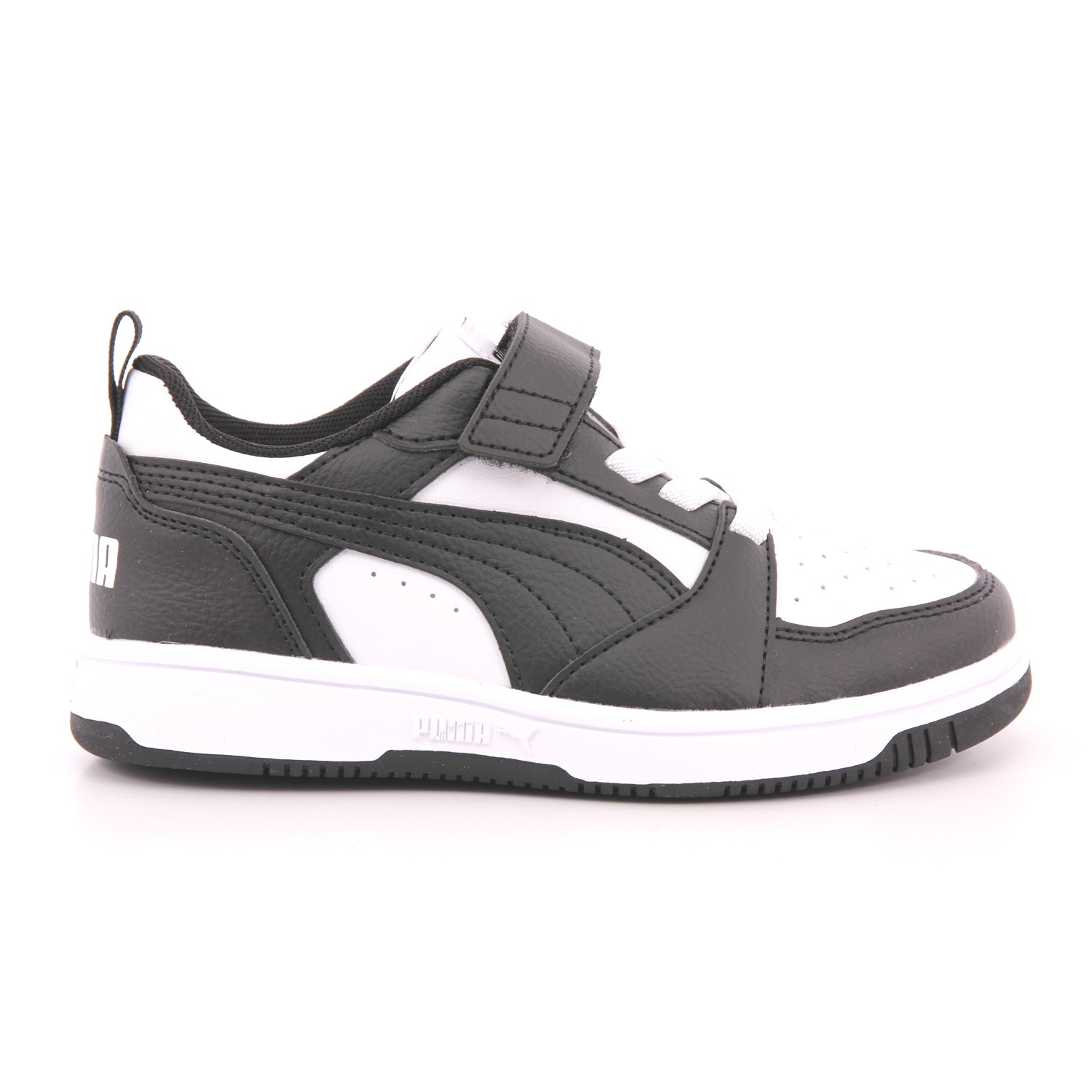 Scarpa Strappi + Elastico Puma Bambino Bianco/nero Scarpa Strappi + Elastico Puma Bambino Bianco/nero Scarpe 1424 - 39741901