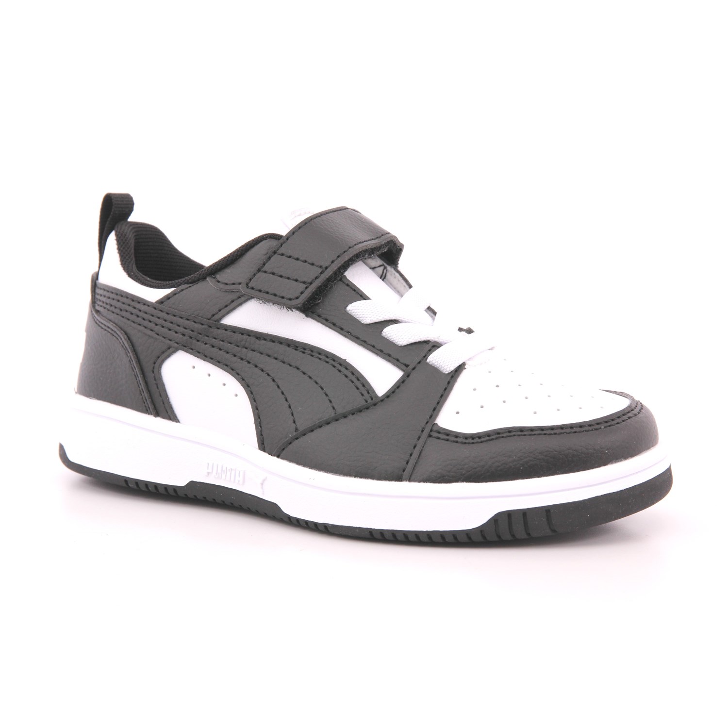 Scarpa Strappi + Elastico Puma Bambino Bianco/nero Scarpa Strappi + Elastico Puma Bambino Bianco/nero Scarpe 1424 - 39741901