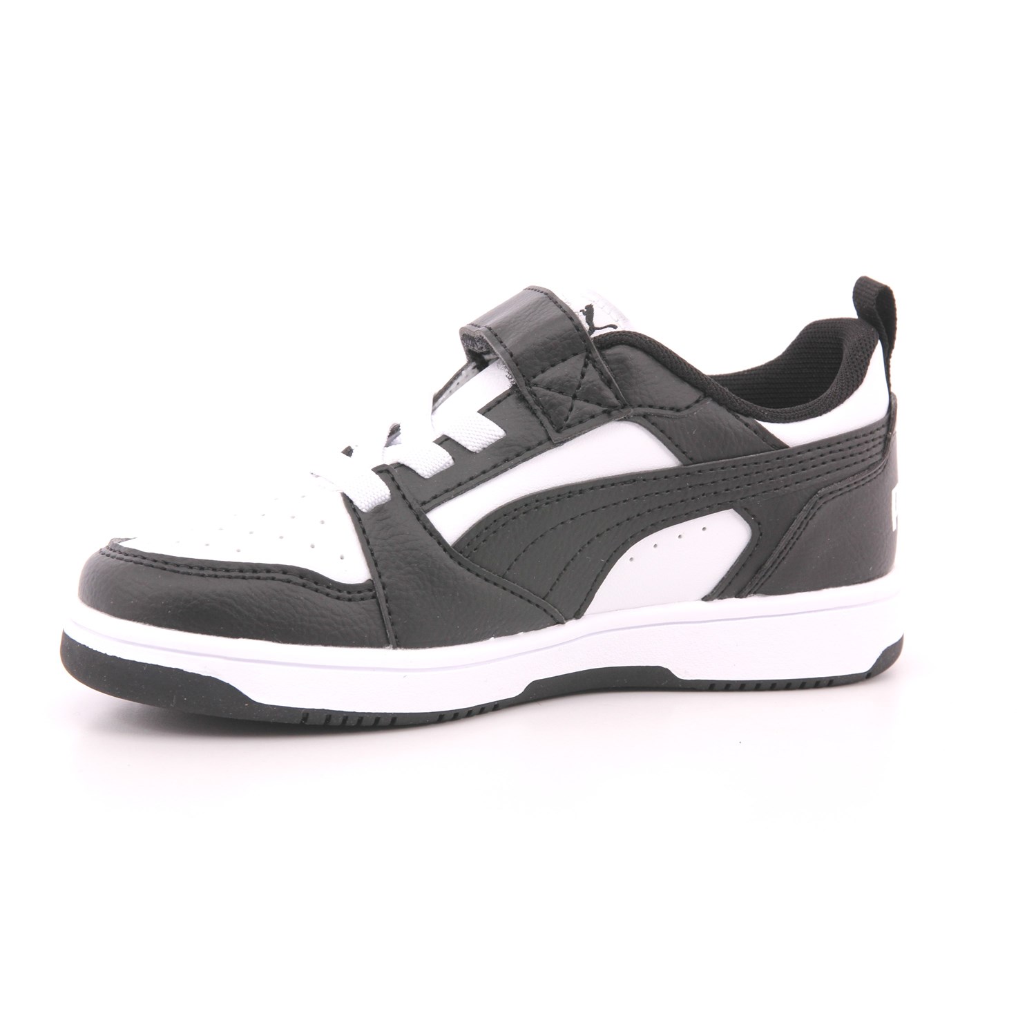 Scarpa Strappi + Elastico Puma Bambino Bianco/nero Scarpa Strappi + Elastico Puma Bambino Bianco/nero Scarpe 1424 - 39741901
