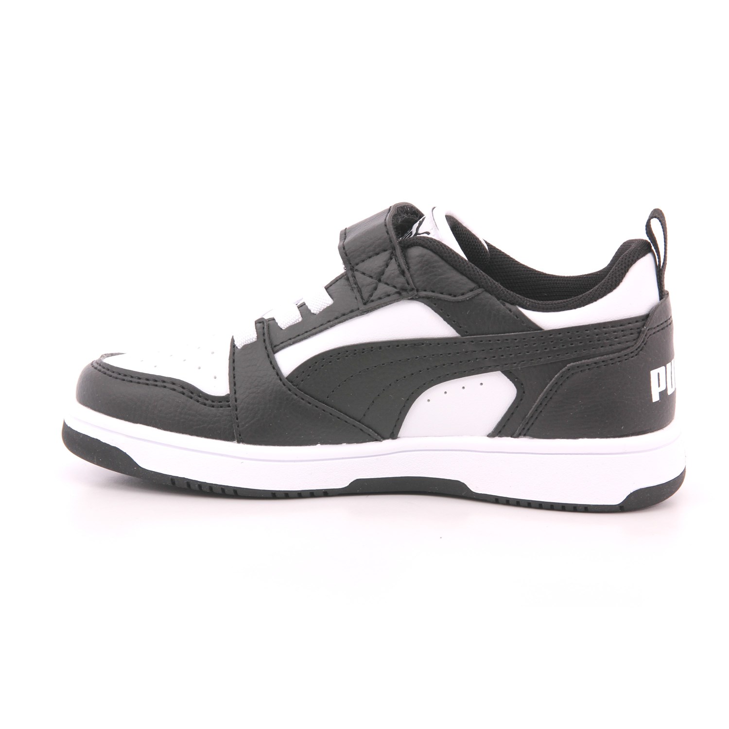 Scarpa Strappi + Elastico Puma Bambino Bianco/nero Scarpa Strappi + Elastico Puma Bambino Bianco/nero Scarpe 1424 - 39741901