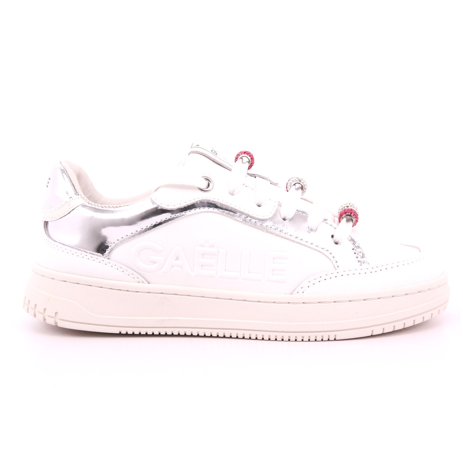 Scarpa Allacciata Gaelle Bambina Bianco Scarpa Allacciata Gaelle Bambina Bianco Scarpe 42 - GS0049L