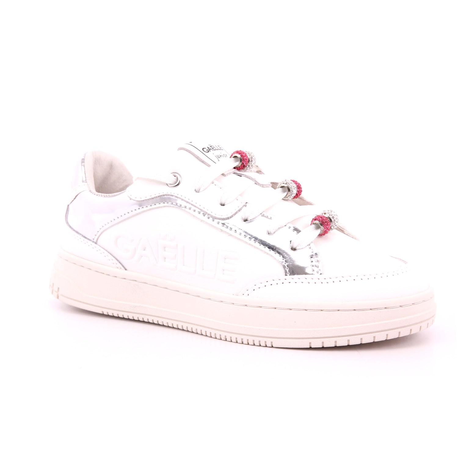 Scarpa Allacciata Gaelle Bambina Bianco Scarpa Allacciata Gaelle Bambina Bianco Scarpe 42 - GS0049L