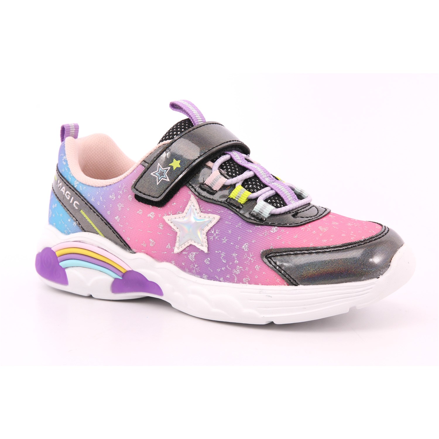Scarpa Strappi + Elastico Chicco Bambina Nero Scarpa Strappi + Elastico Chicco Bambina Nero Scarpe 769 - 072132