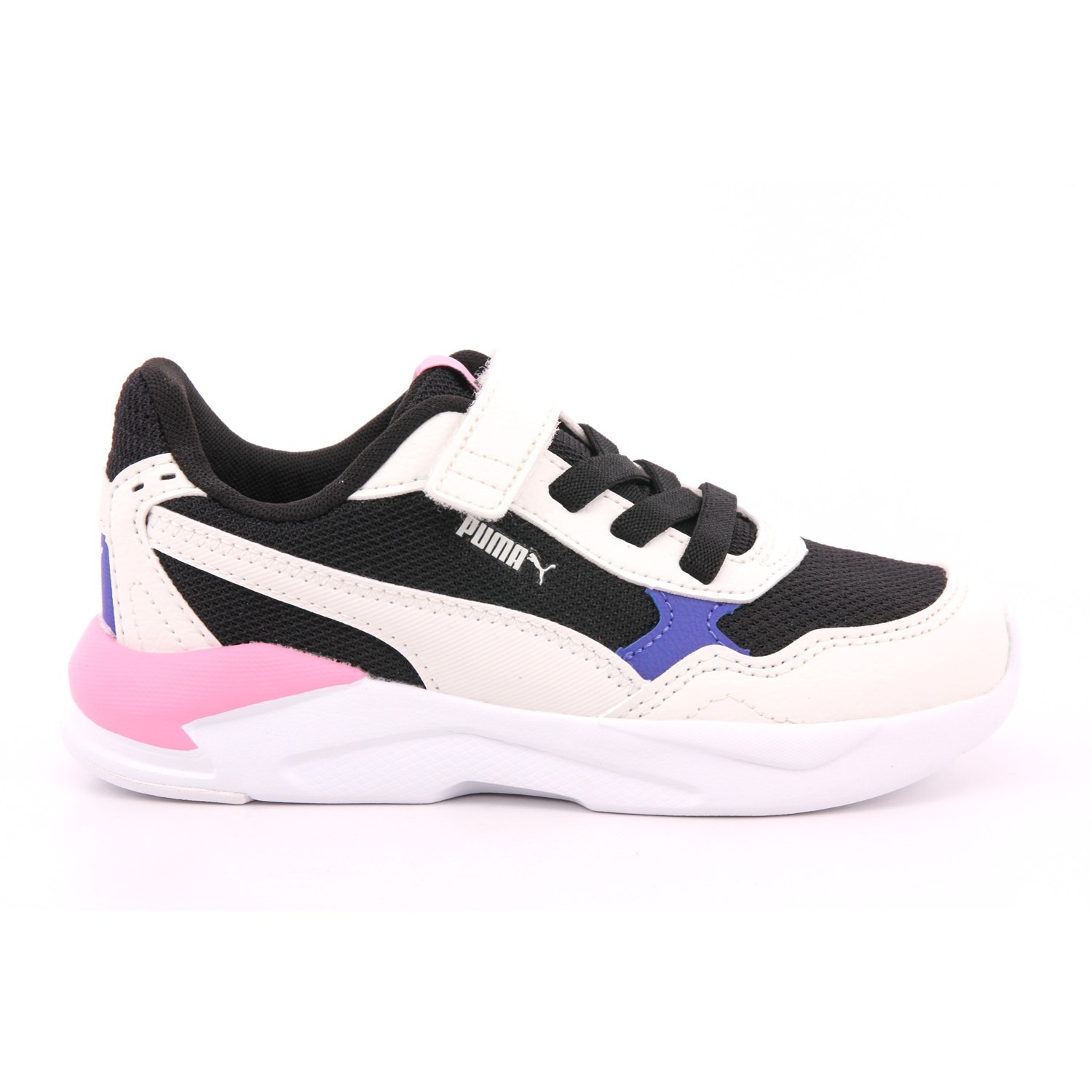 Scarpa Strappi + Elastico Puma Bambina Bianco/nero Scarpa Strappi + Elastico Puma Bambina Bianco/nero Scarpe 1432 - 38552531