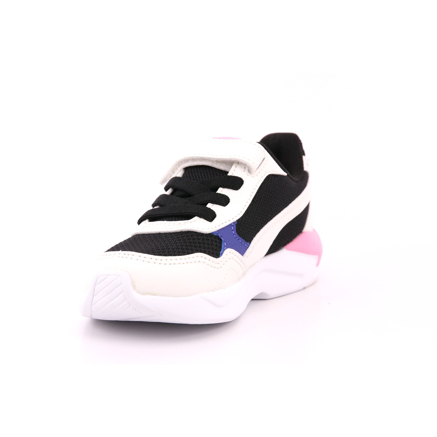 Scarpa Strappi + Elastico Puma Bambina Bianco/nero Scarpa Strappi + Elastico Puma Bambina Bianco/nero Scarpe 1432 - 38552531