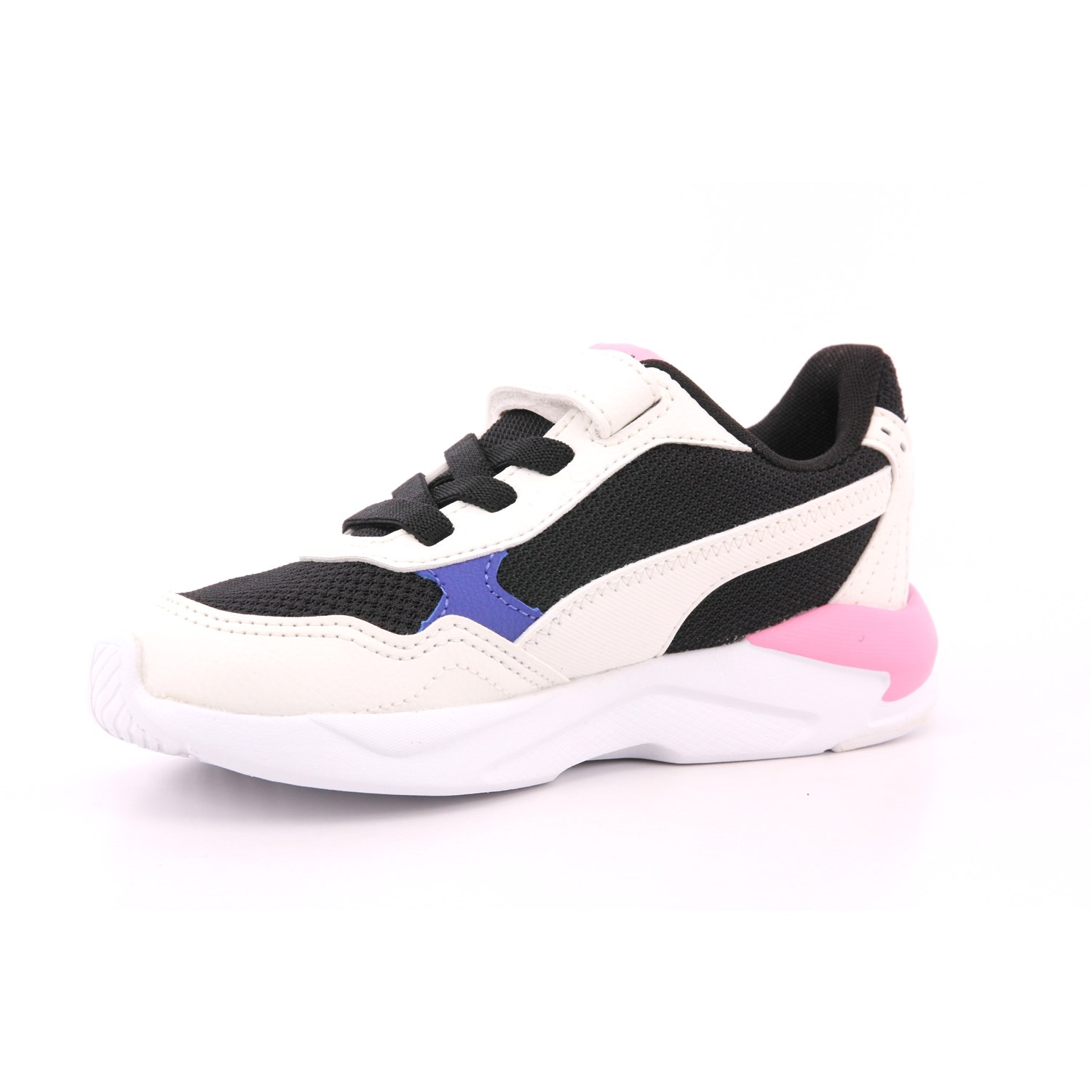 Scarpa Strappi + Elastico Puma Bambina Bianco/nero Scarpa Strappi + Elastico Puma Bambina Bianco/nero Scarpe 1432 - 38552531