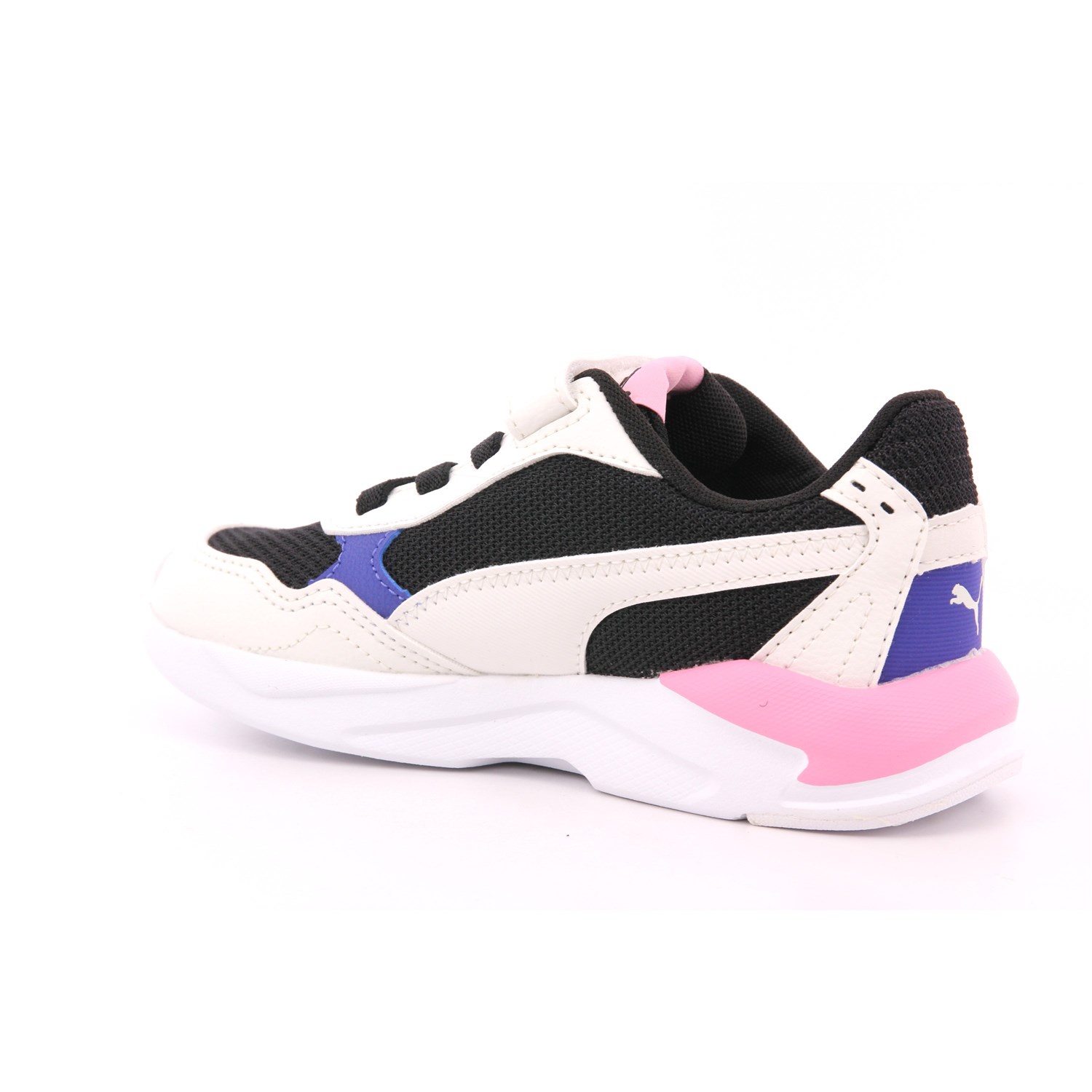 Scarpa Strappi + Elastico Puma Bambina Bianco/nero Scarpa Strappi + Elastico Puma Bambina Bianco/nero Scarpe 1432 - 38552531