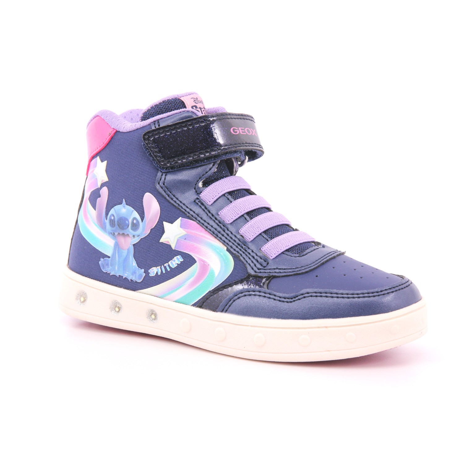 Scarpa Strappi + Elastico Geox Bambina Blu Scarpa Strappi + Elastico Geox Bambina Blu Scarpe 555 - J468WF