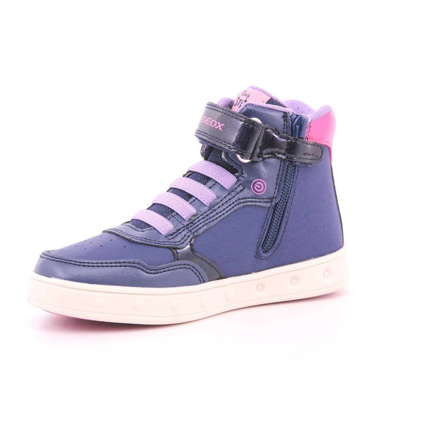Scarpa Strappi + Elastico Geox Bambina Blu Scarpa Strappi + Elastico Geox Bambina Blu Scarpe 555 - J468WF