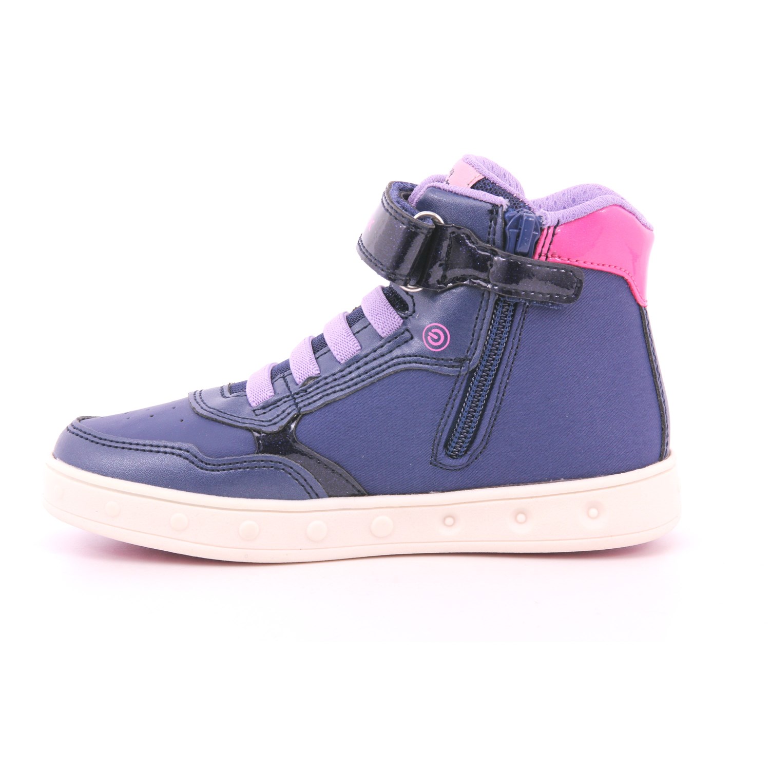 Scarpa Strappi + Elastico Geox Bambina Blu Scarpa Strappi + Elastico Geox Bambina Blu Scarpe 555 - J468WF