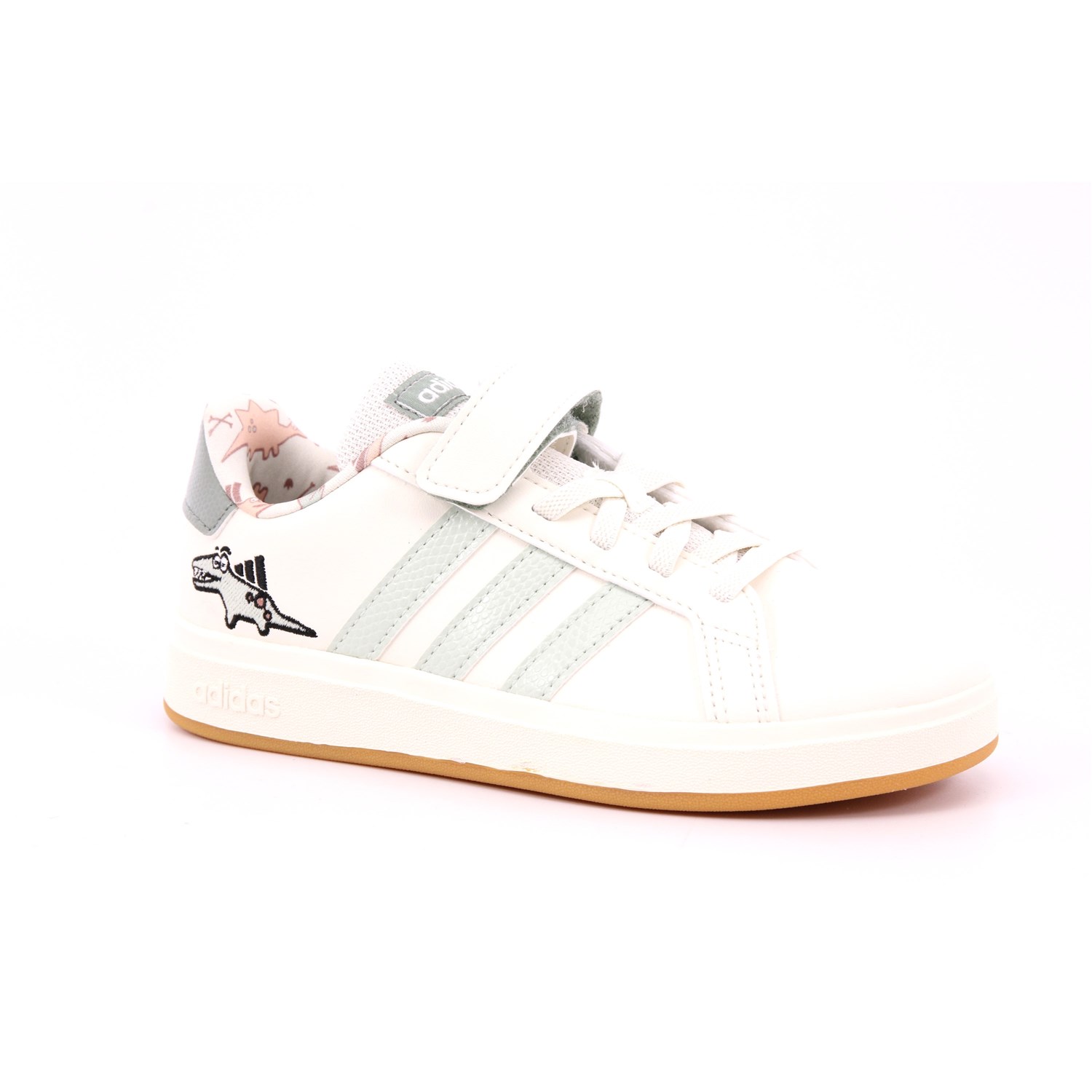 Scarpa Strappi + Elastico Adidas Bambino Panna Scarpa Strappi + Elastico Adidas Bambino Panna Scarpe 1437 - JI3896