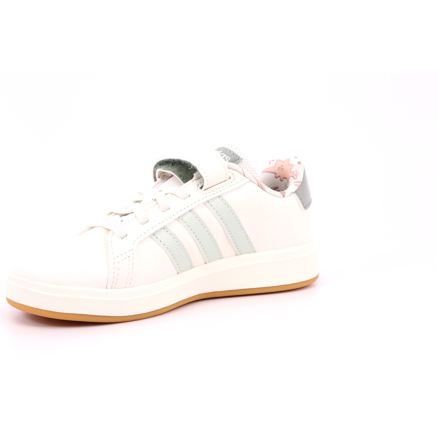 Scarpa Strappi + Elastico Adidas Bambino Panna Scarpa Strappi + Elastico Adidas Bambino Panna Scarpe 1437 - JI3896