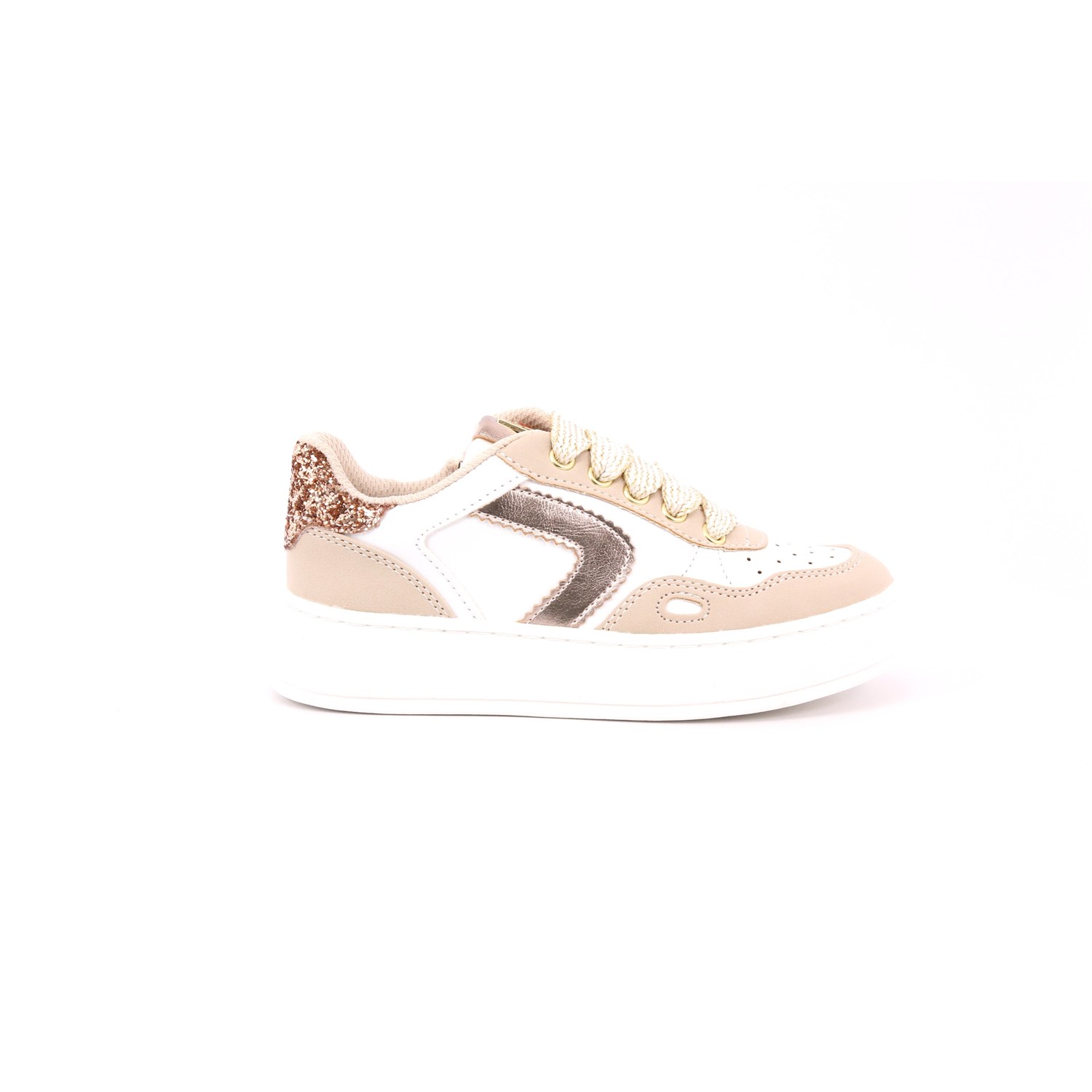 Scarpa Allacciata Asso Bambina Platino Scarpa Allacciata Asso Bambina Platino Scarpe 629 - AG17024C