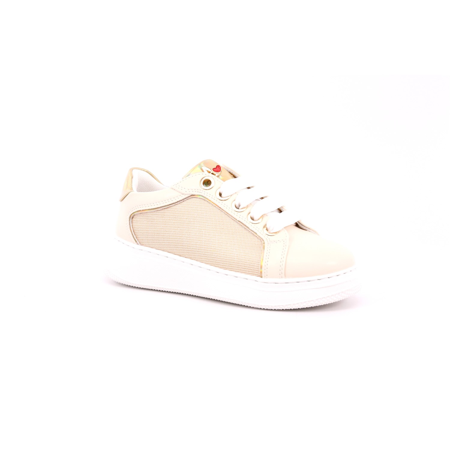 Scarpa Allacciata Asso Bambina Platino Scarpa Allacciata Asso Bambina Platino Scarpe 630 - AG17062B
