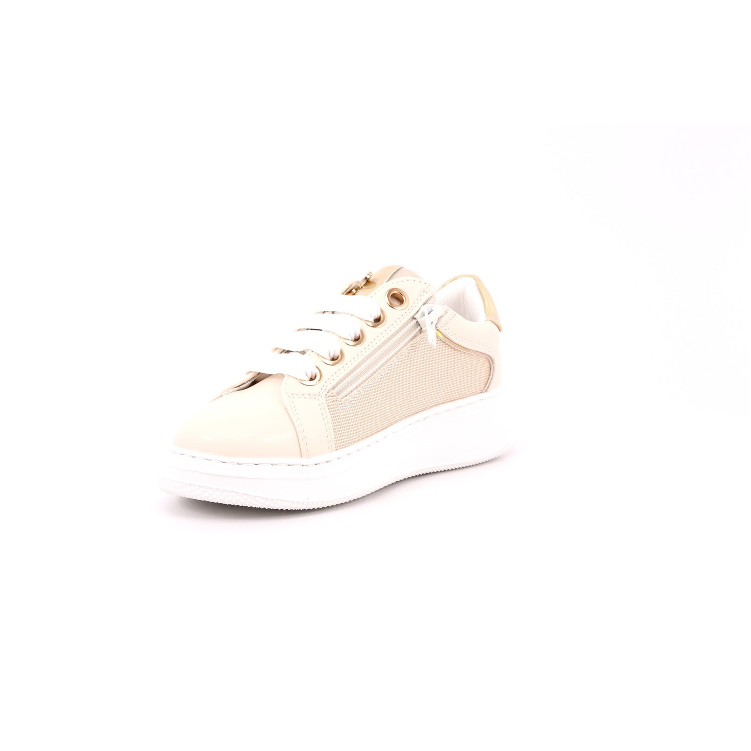 Scarpa Allacciata Asso Bambina Platino Scarpa Allacciata Asso Bambina Platino Scarpe 630 - AG17062B