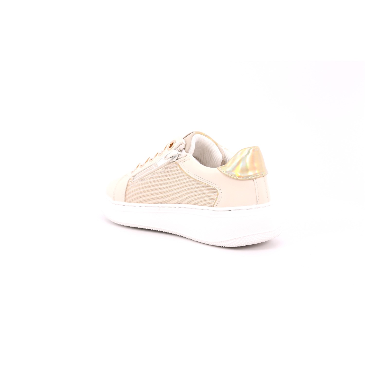 Scarpa Allacciata Asso Bambina Platino Scarpa Allacciata Asso Bambina Platino Scarpe 630 - AG17062B