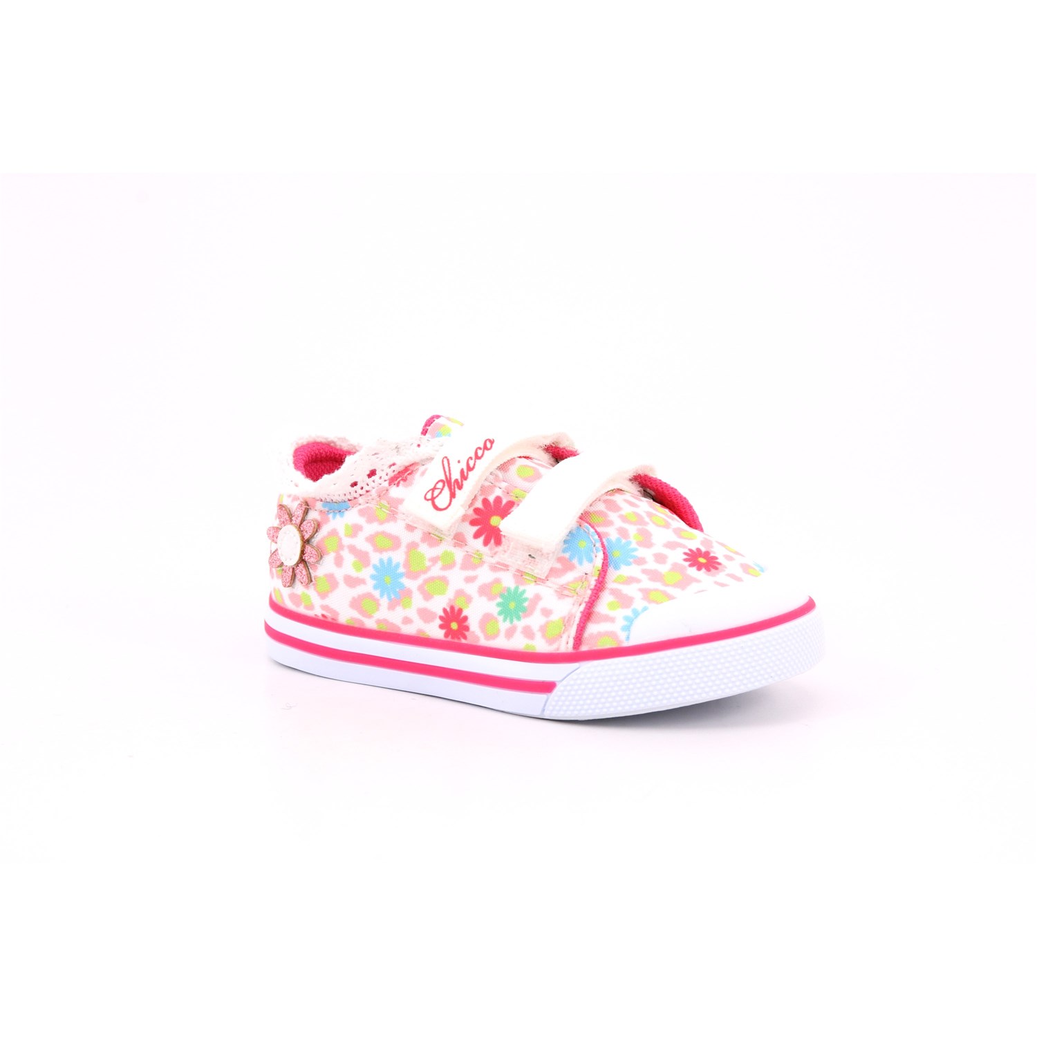 Scarpa Strappi Chicco Bambina Bianco Scarpa Strappi Chicco Bambina Bianco Scarpe 788 - 073103