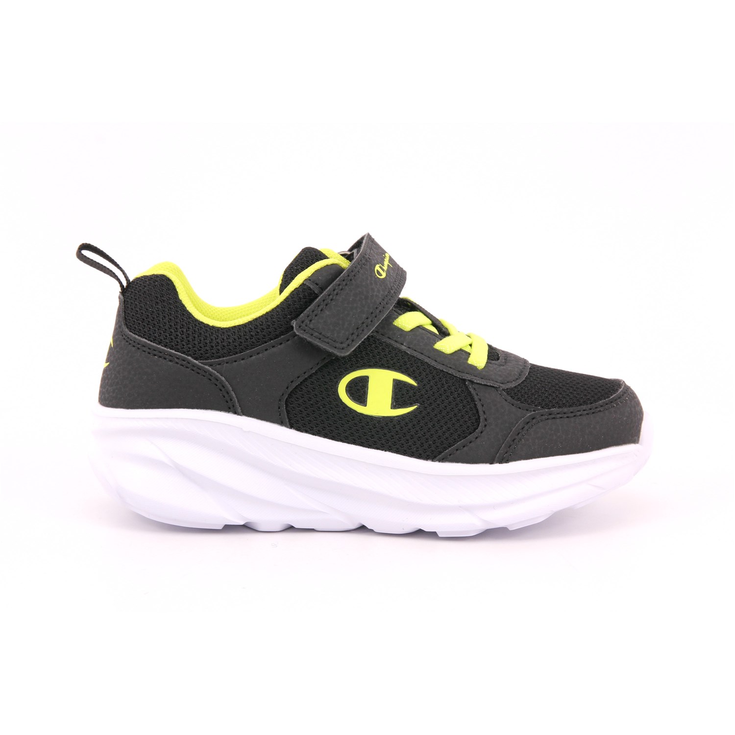 Scarpa Strappi + Elastico Champion Bambino Nero Scarpa Strappi + Elastico Champion Bambino Nero Scarpe 1164 - S32972