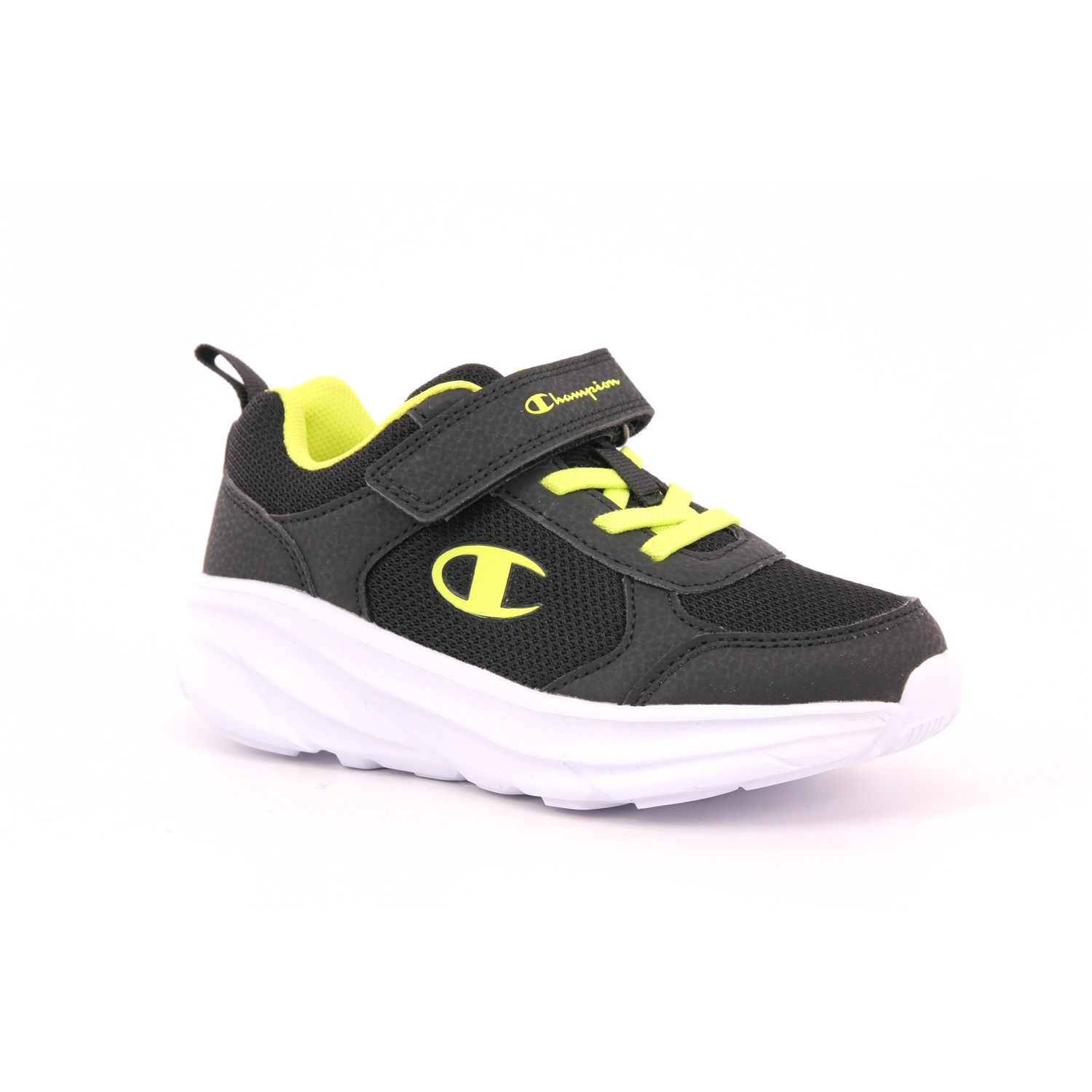 Scarpa Strappi + Elastico Champion Bambino Nero Scarpa Strappi + Elastico Champion Bambino Nero Scarpe 1164 - S32972