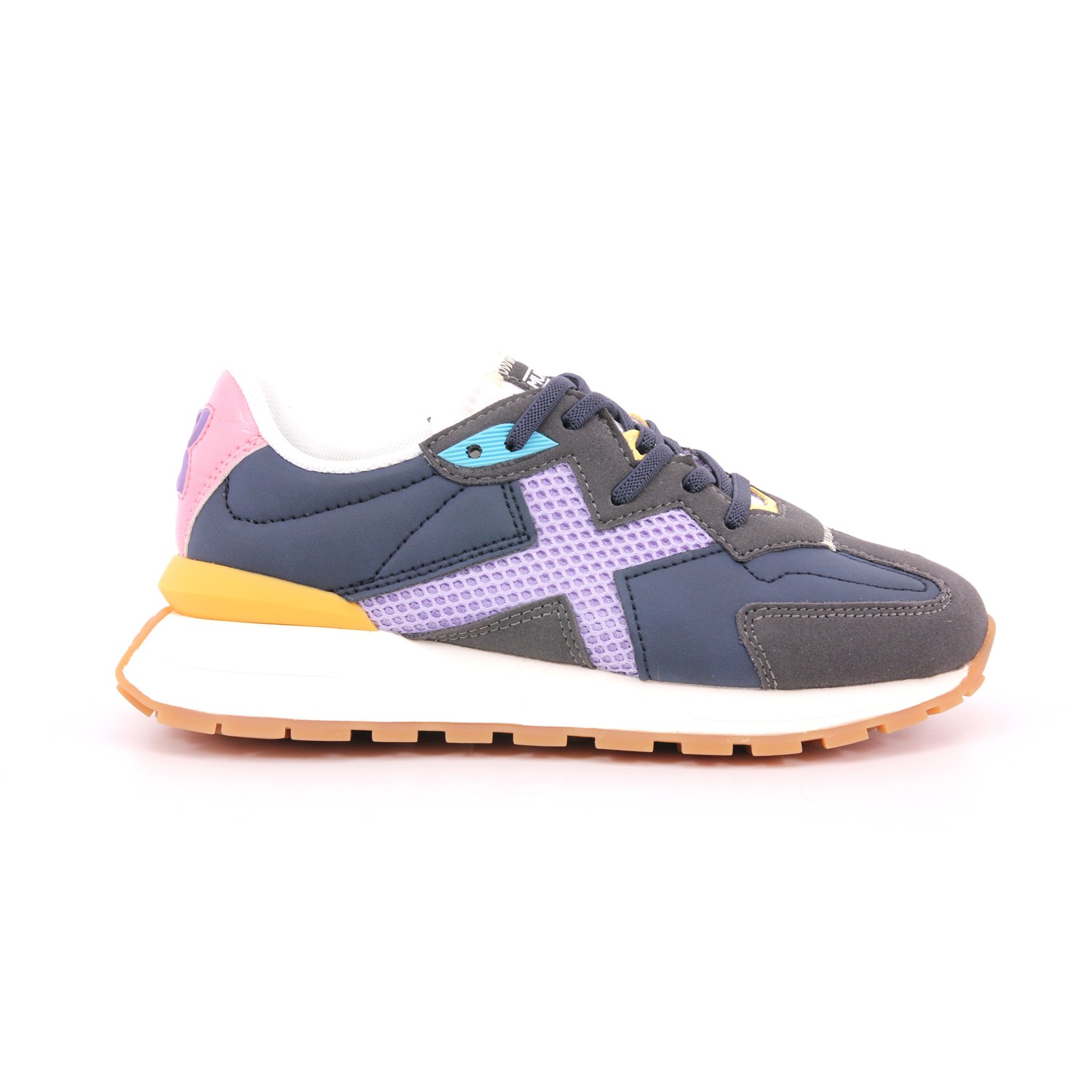 Scarpa Allacciata Munich Bambina Blu Scarpa Allacciata Munich Bambina Blu Scarpe 203 - 8044005
