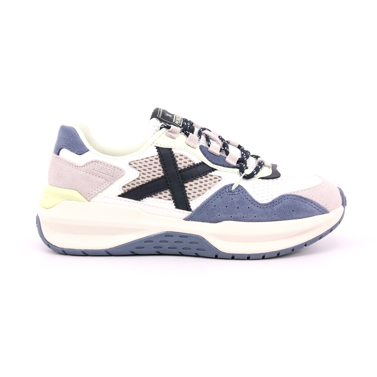 Scarpa Allacciata Munich Uomo Bianco Scarpa Allacciata Munich Uomo Bianco Scarpe 204 - 8097005