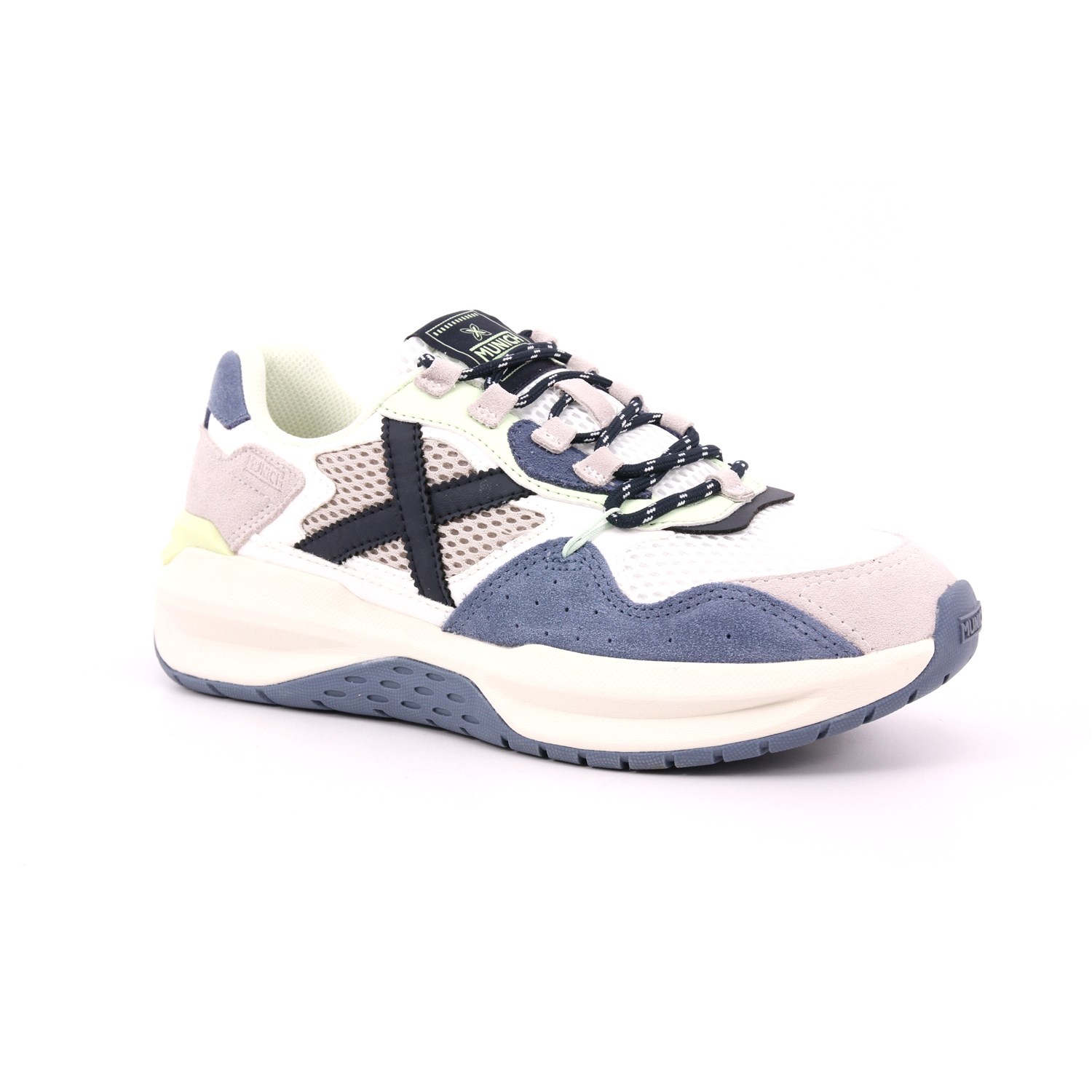 Scarpa Allacciata Munich Uomo Bianco Scarpa Allacciata Munich Uomo Bianco Scarpe 204 - 8097005