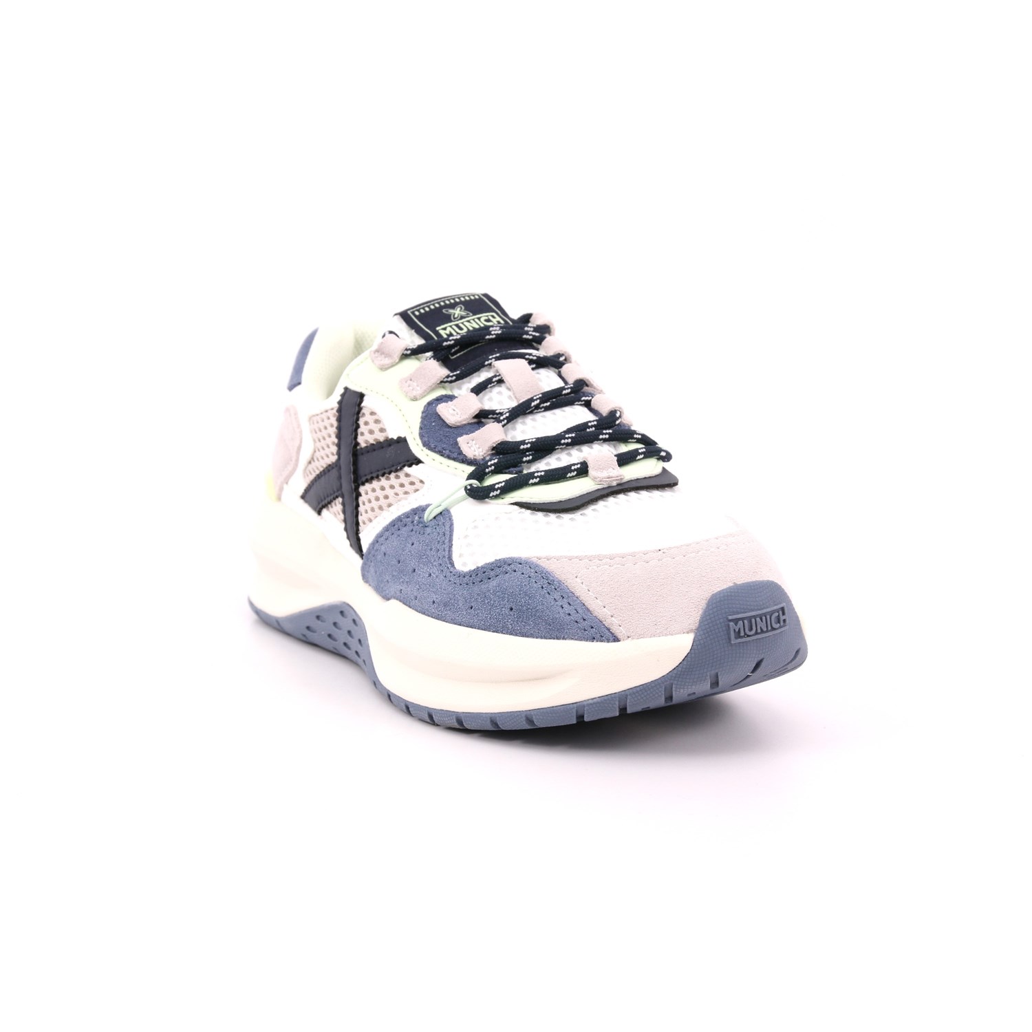 Scarpa Allacciata Munich Uomo Bianco Scarpa Allacciata Munich Uomo Bianco Scarpe 204 - 8097005