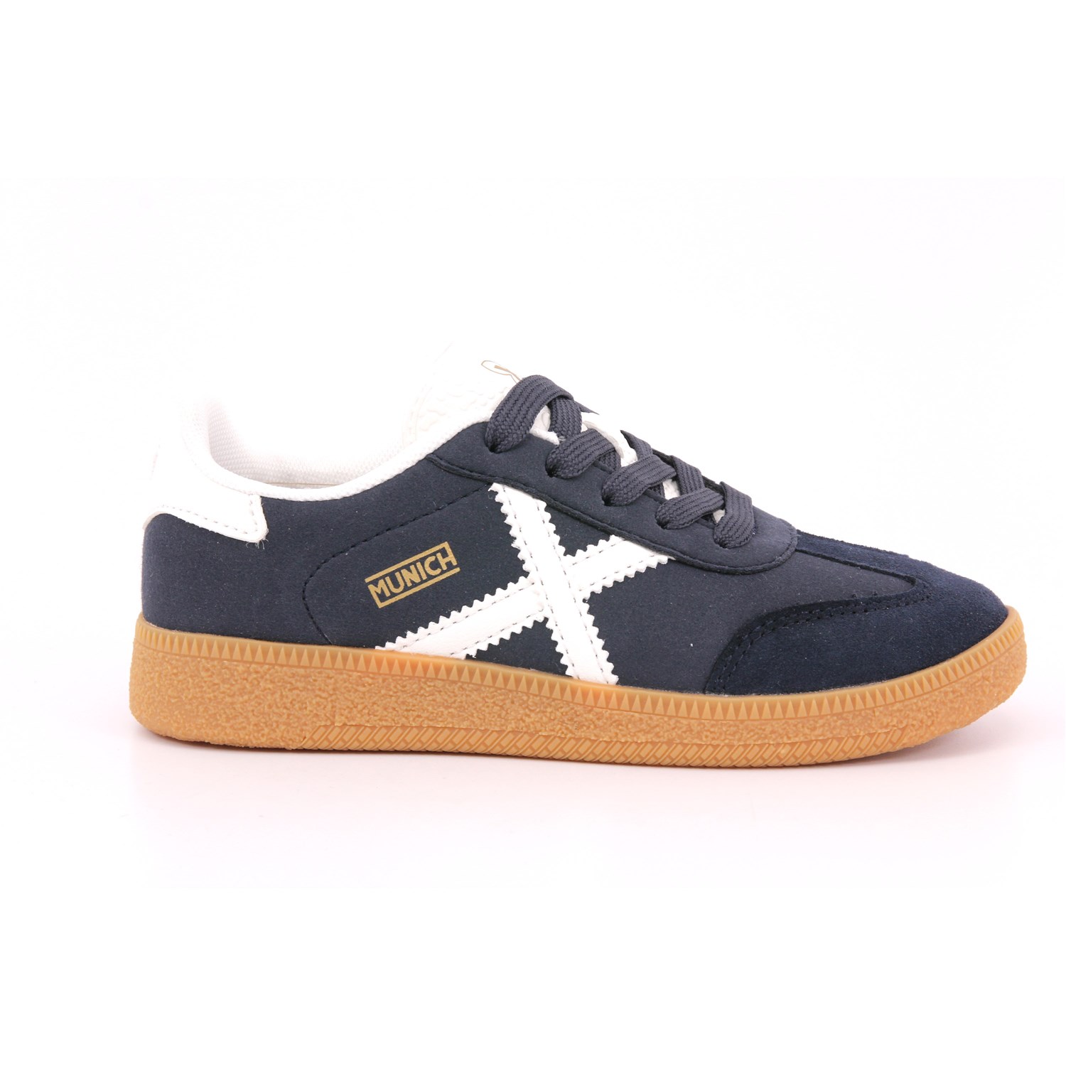Scarpa Allacciata Munich Bambino Blu Scarpa Allacciata Munich Bambino Blu Scarpe 208 - 8034004