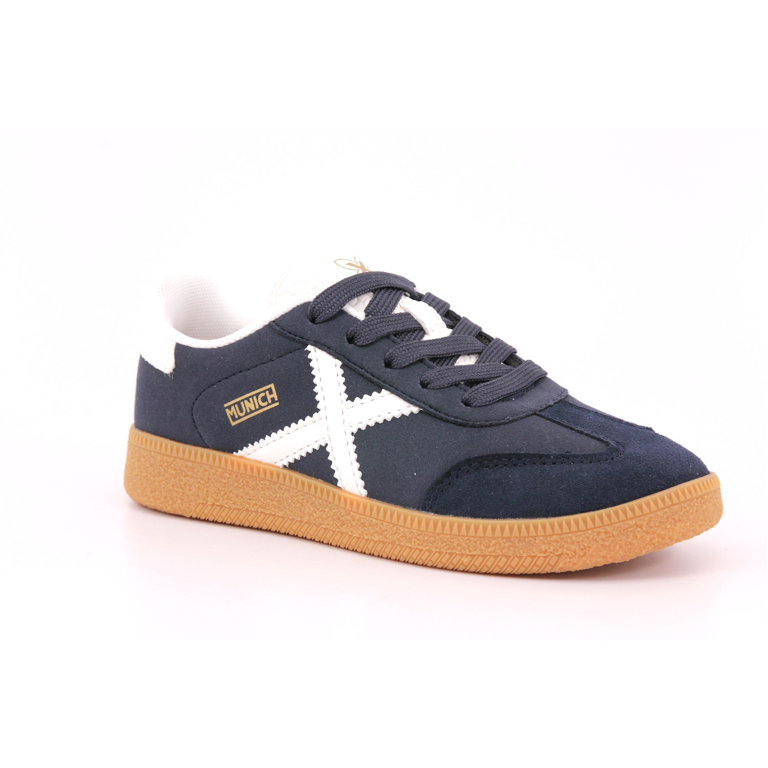 Scarpa Allacciata Munich Bambino Blu Scarpa Allacciata Munich Bambino Blu Scarpe 208 - 8034004