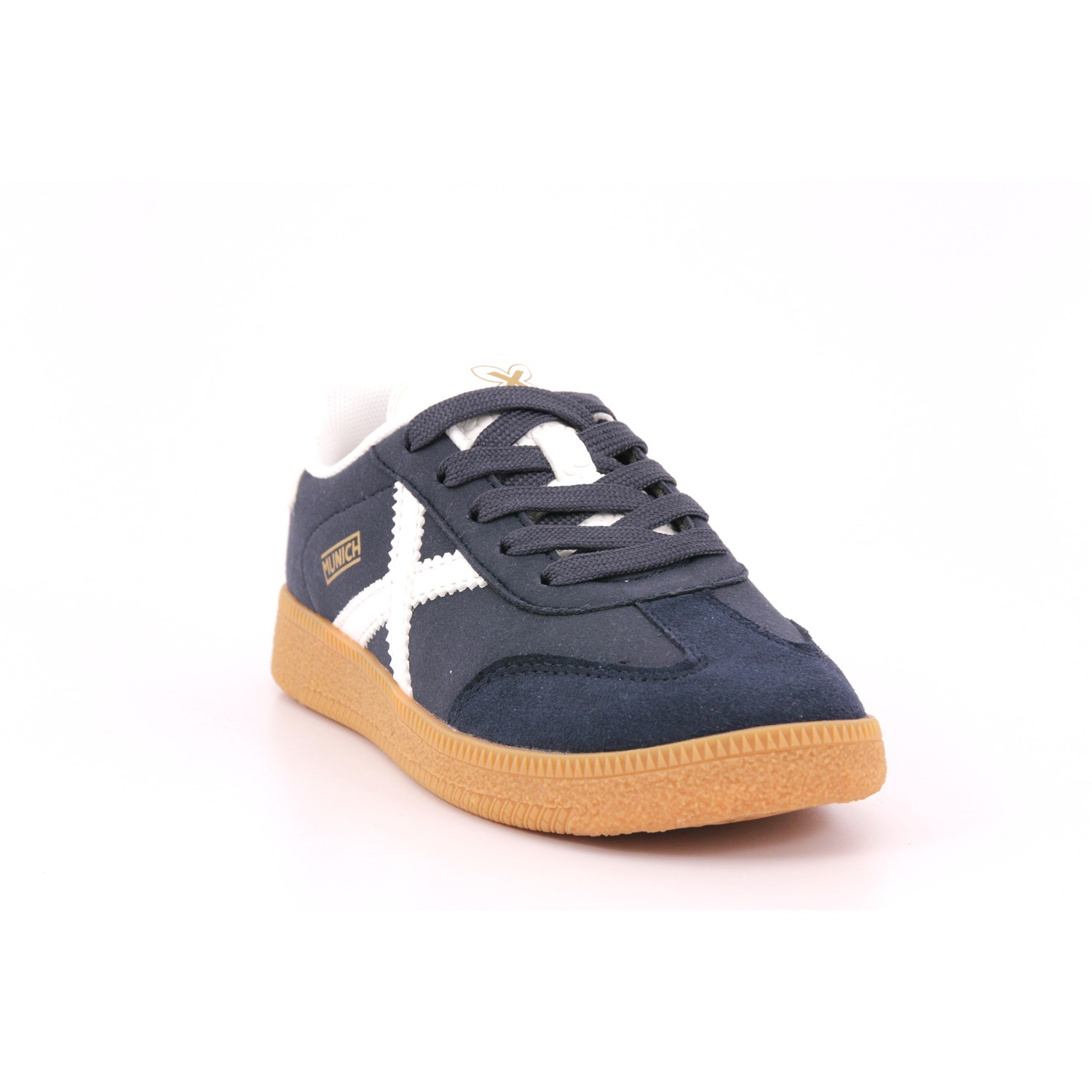 Scarpa Allacciata Munich Bambino Blu Scarpa Allacciata Munich Bambino Blu Scarpe 208 - 8034004
