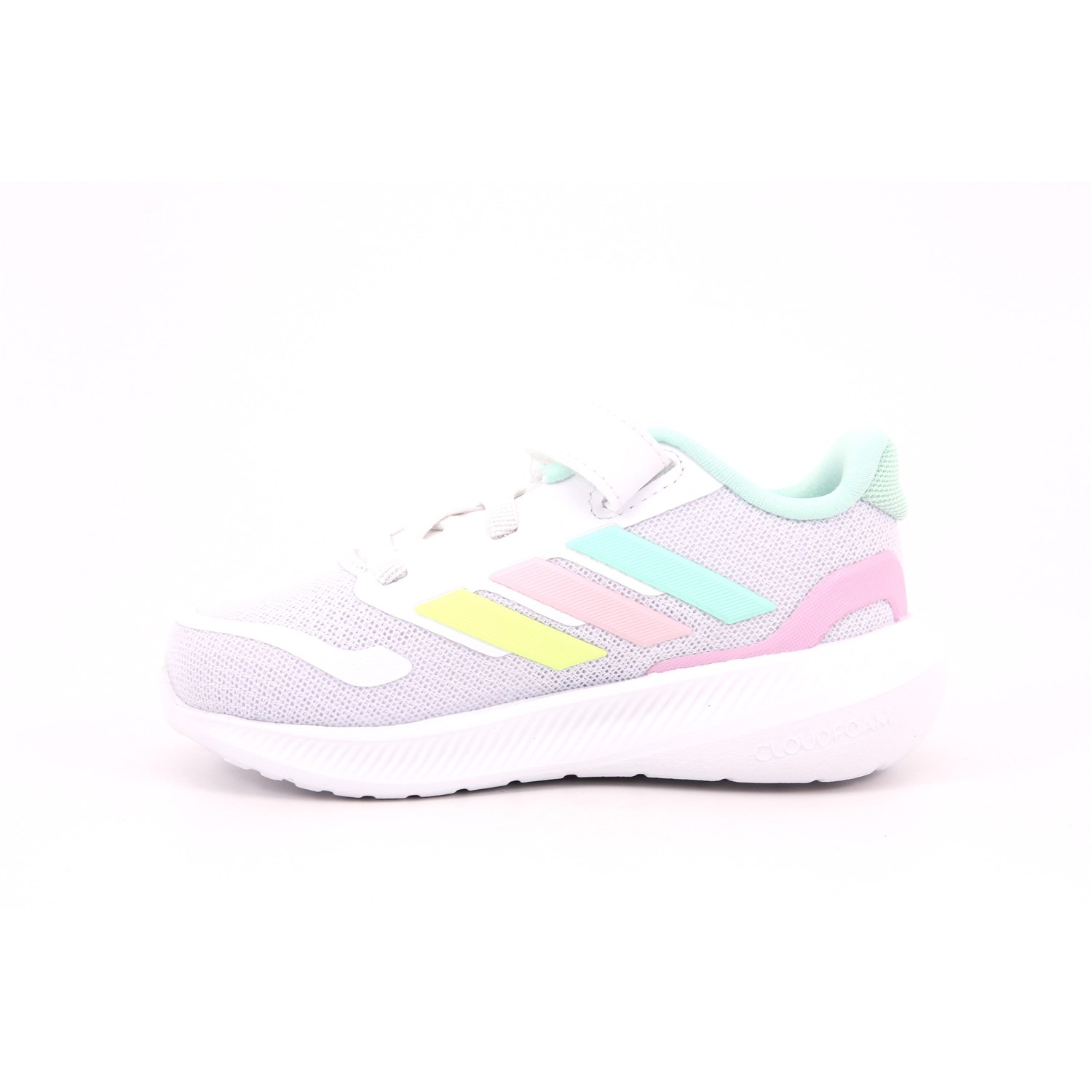 Scarpa Strappi + Elastico Adidas Bambina Bianco Scarpa Strappi + Elastico Adidas Bambina Bianco Scarpe 1448 - JP5158