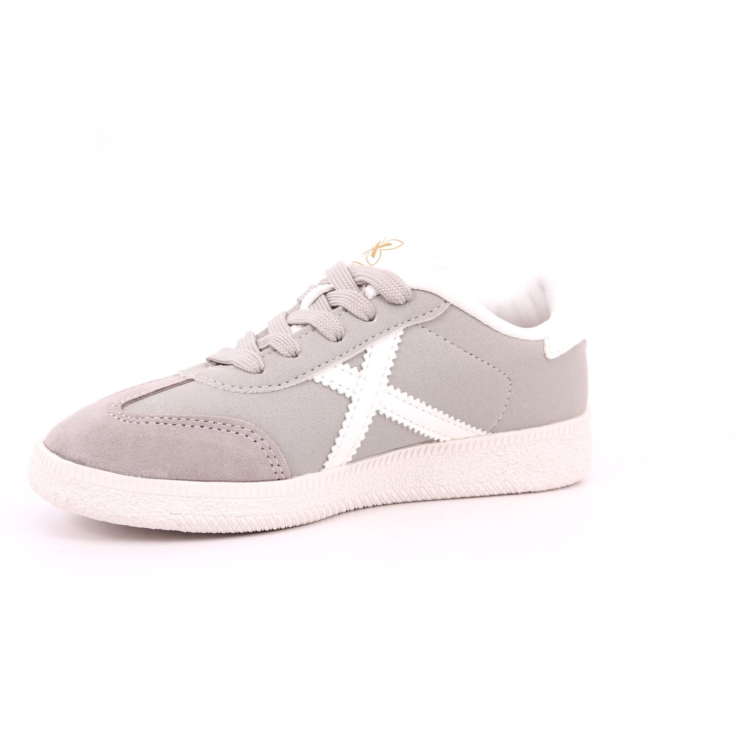 Scarpa Allacciata Munich Bambino Grigio Scarpa Allacciata Munich Bambino Grigio Scarpe 218 - 8034003