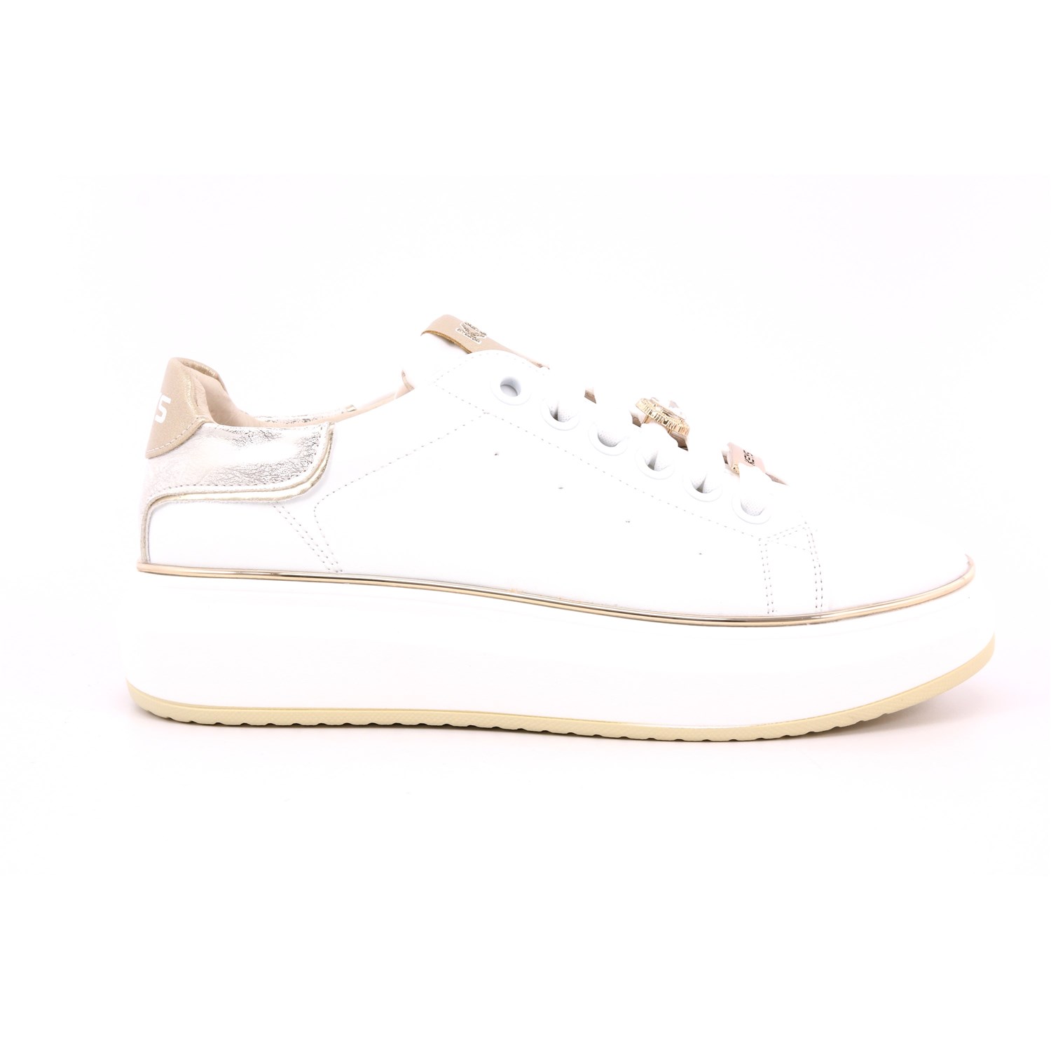 Scarpa Allacciata Keys Donna Bianco Scarpa Allacciata Keys Donna Bianco Scarpe 207 - K-10503B