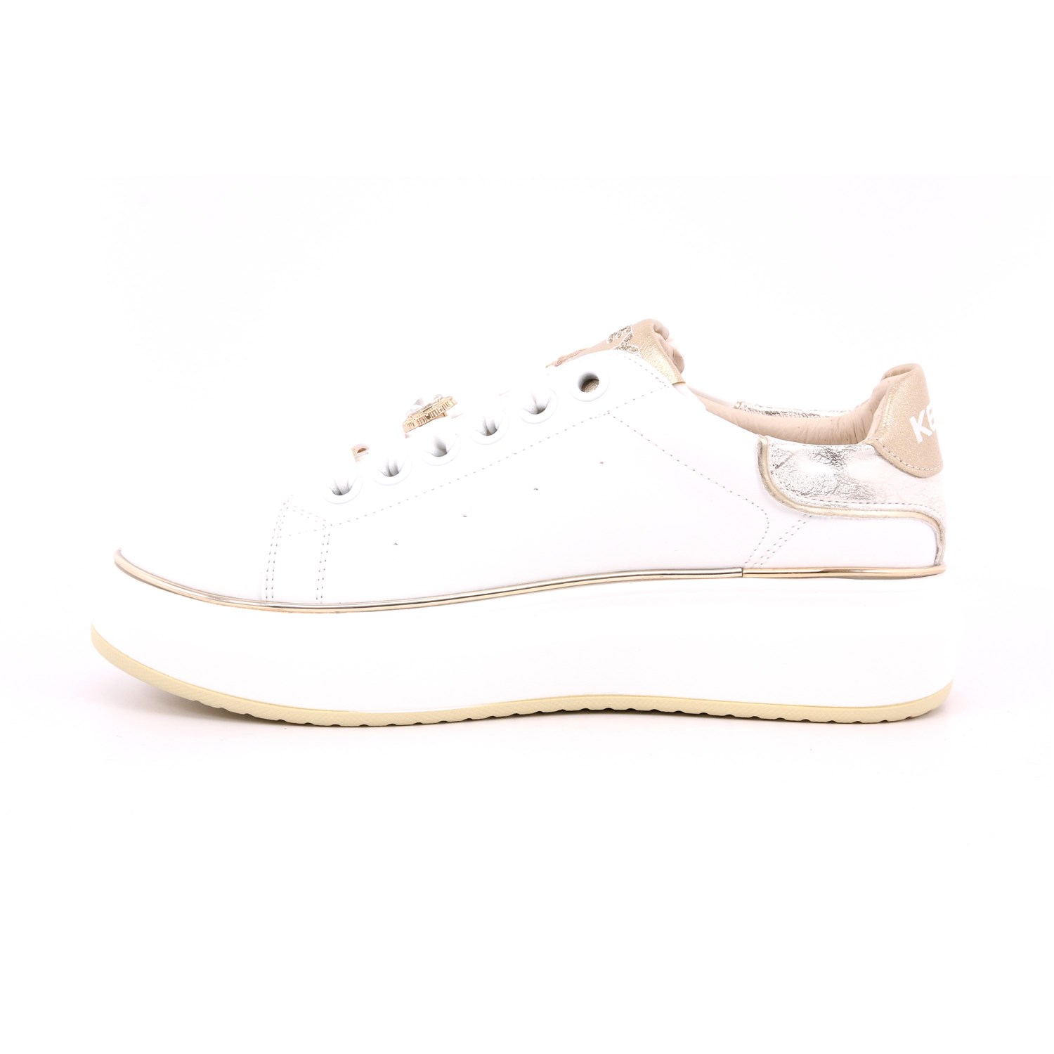 Scarpa Allacciata Keys Donna Bianco Scarpa Allacciata Keys Donna Bianco Scarpe 207 - K-10503B