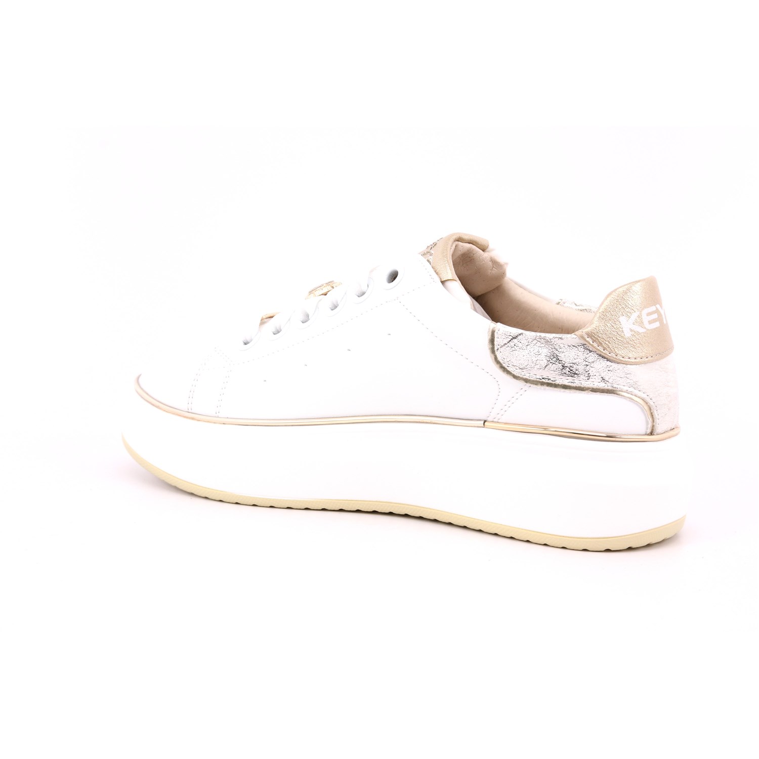Scarpa Allacciata Keys Donna Bianco Scarpa Allacciata Keys Donna Bianco Scarpe 207 - K-10503B
