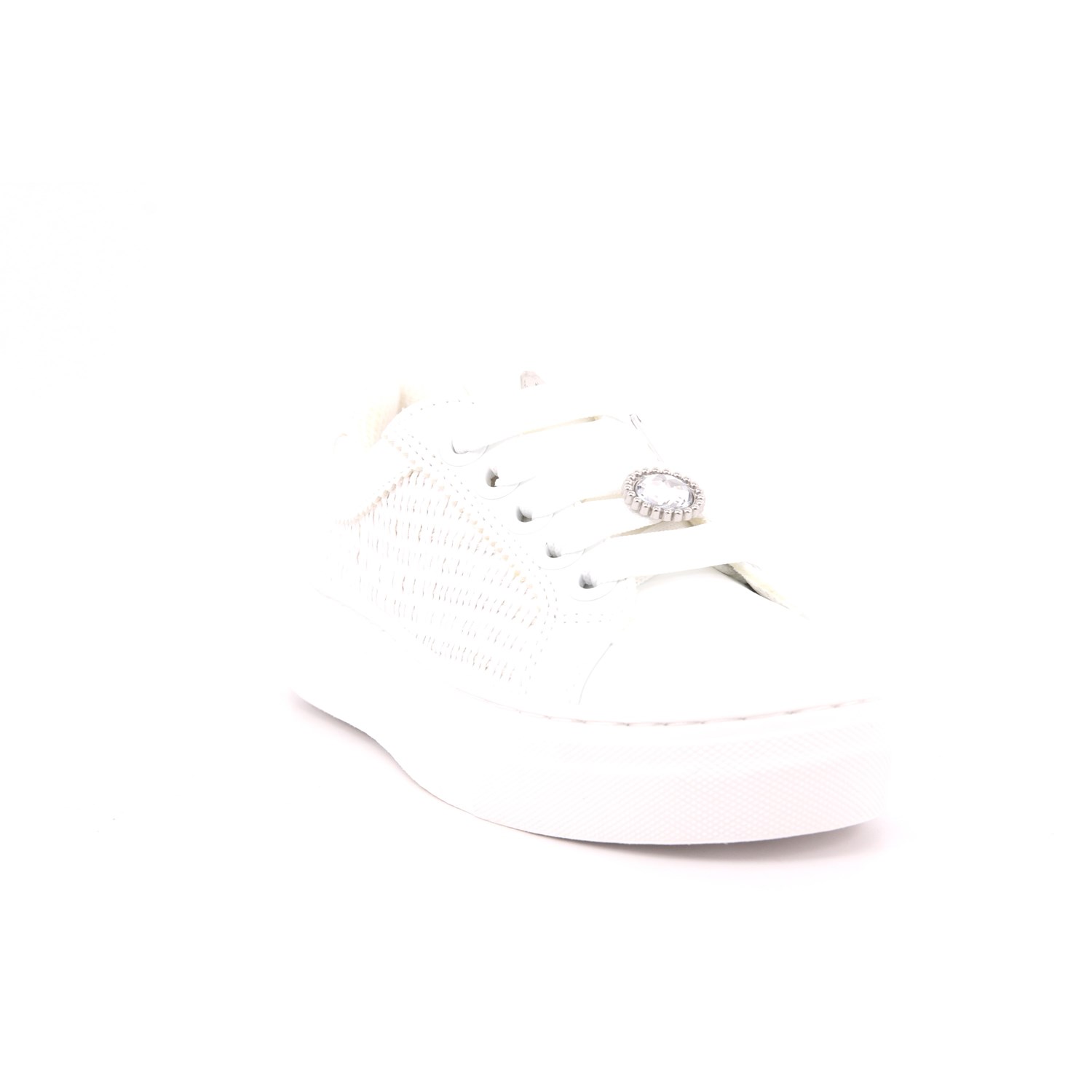 Scarpa Allacciata Asso Bambina Bianco Scarpa Allacciata Asso Bambina Bianco Scarpe 633 - AG17045A