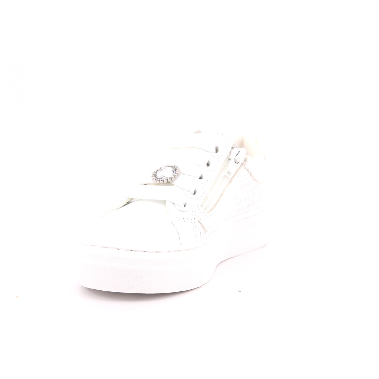 Scarpa Allacciata Asso Bambina Bianco Scarpa Allacciata Asso Bambina Bianco Scarpe 633 - AG17045A