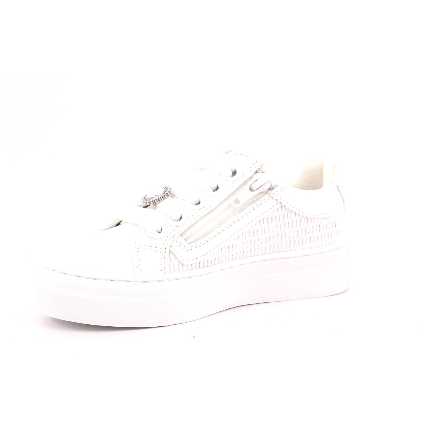 Scarpa Allacciata Asso Bambina Bianco Scarpa Allacciata Asso Bambina Bianco Scarpe 633 - AG17045A