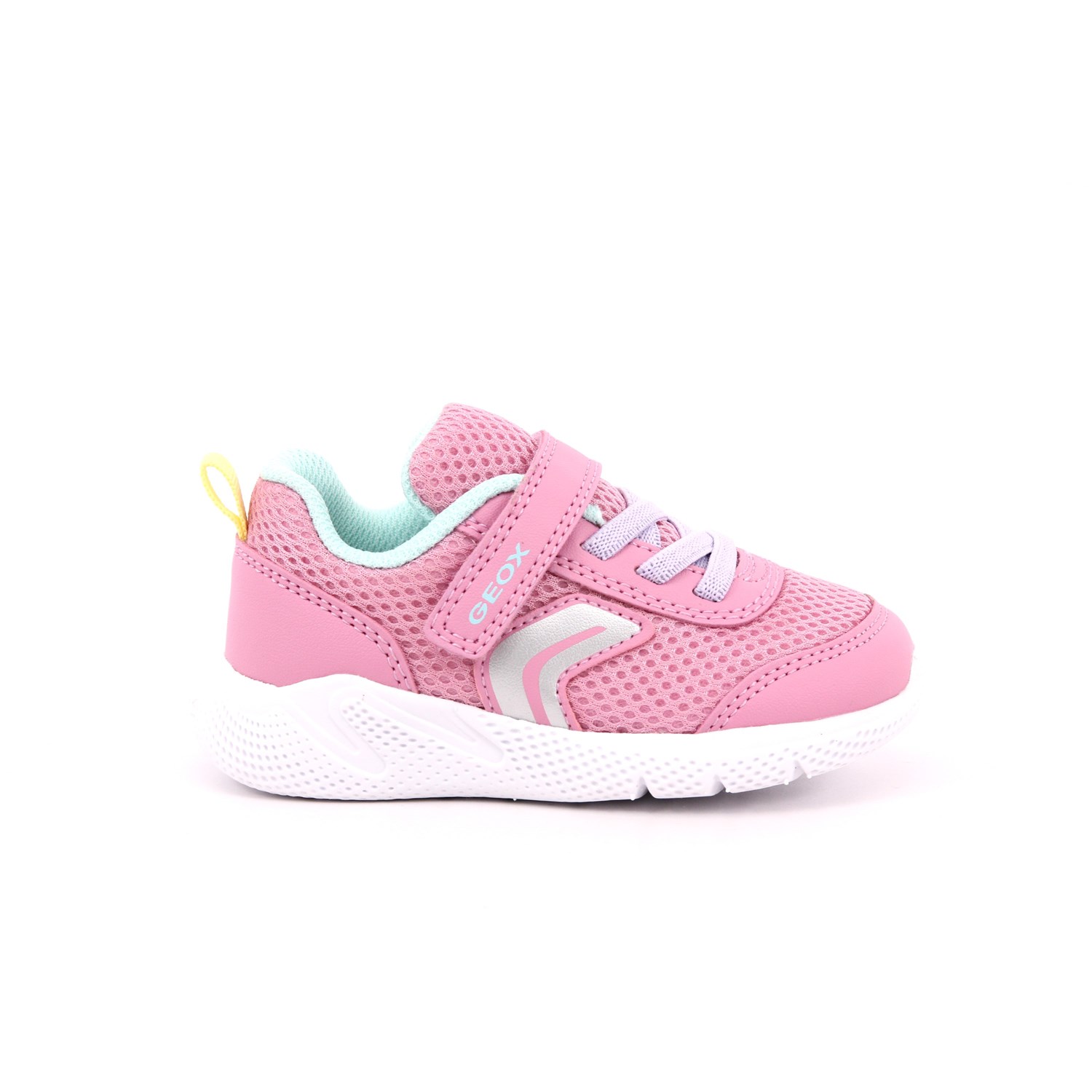Scarpa Strappi + Elastico Geox Bambina Fuxia Scarpa Strappi + Elastico Geox Bambina Fuxia Scarpe 558 - B454TD